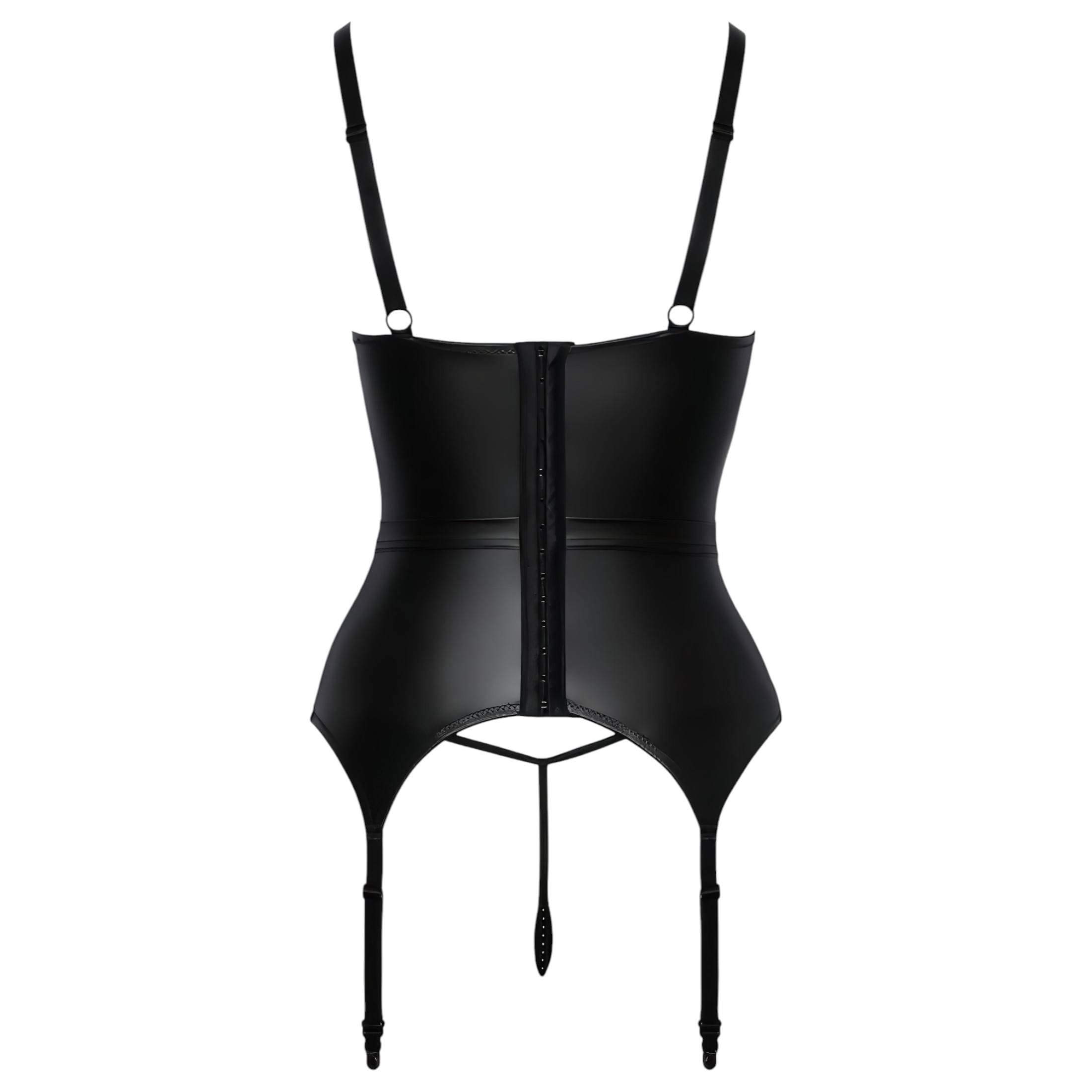 Abierta Fina - mellemelő felső harisnyatartóval #8