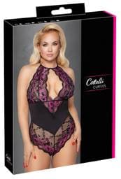 Cottelli Plus Size - virágos body #1