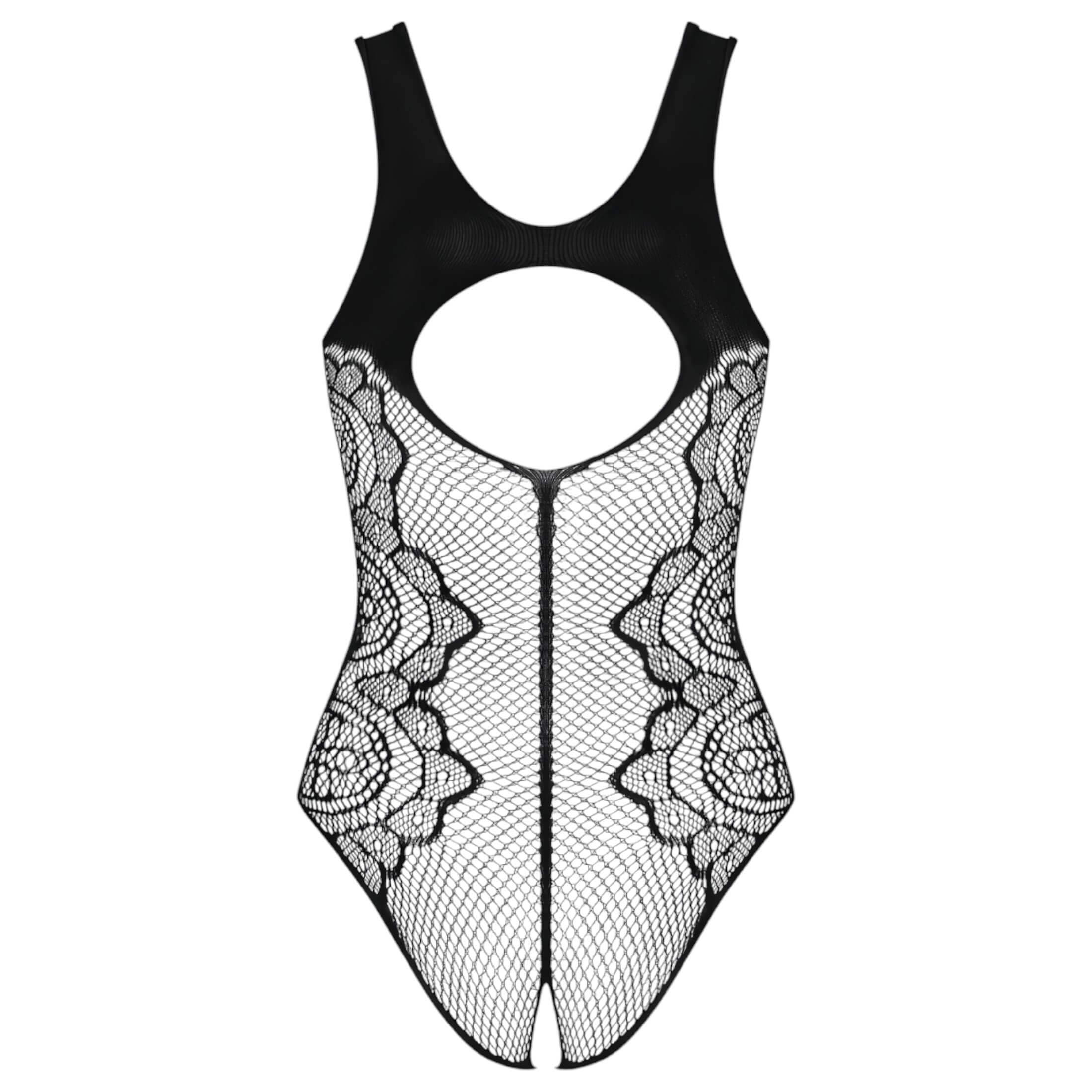 Obsessive B335 - átlátszó, nyitott body (fekete) - S-L #4