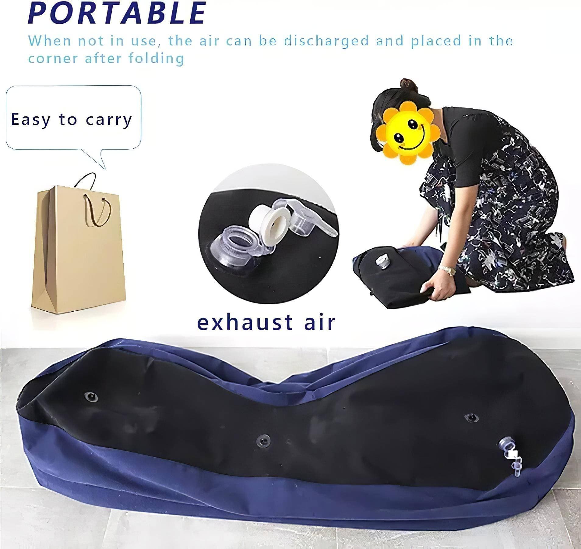 Magic Pillow - Felfújható szex szófa - nagy #5