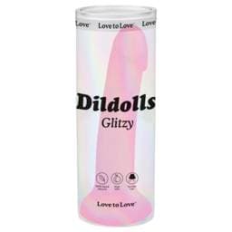 Dildolls Glitzy - tapadókorongos szilikon dildó #1