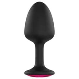 Dorcel Geisha Plug Ruby M - pink köves anál plug #1