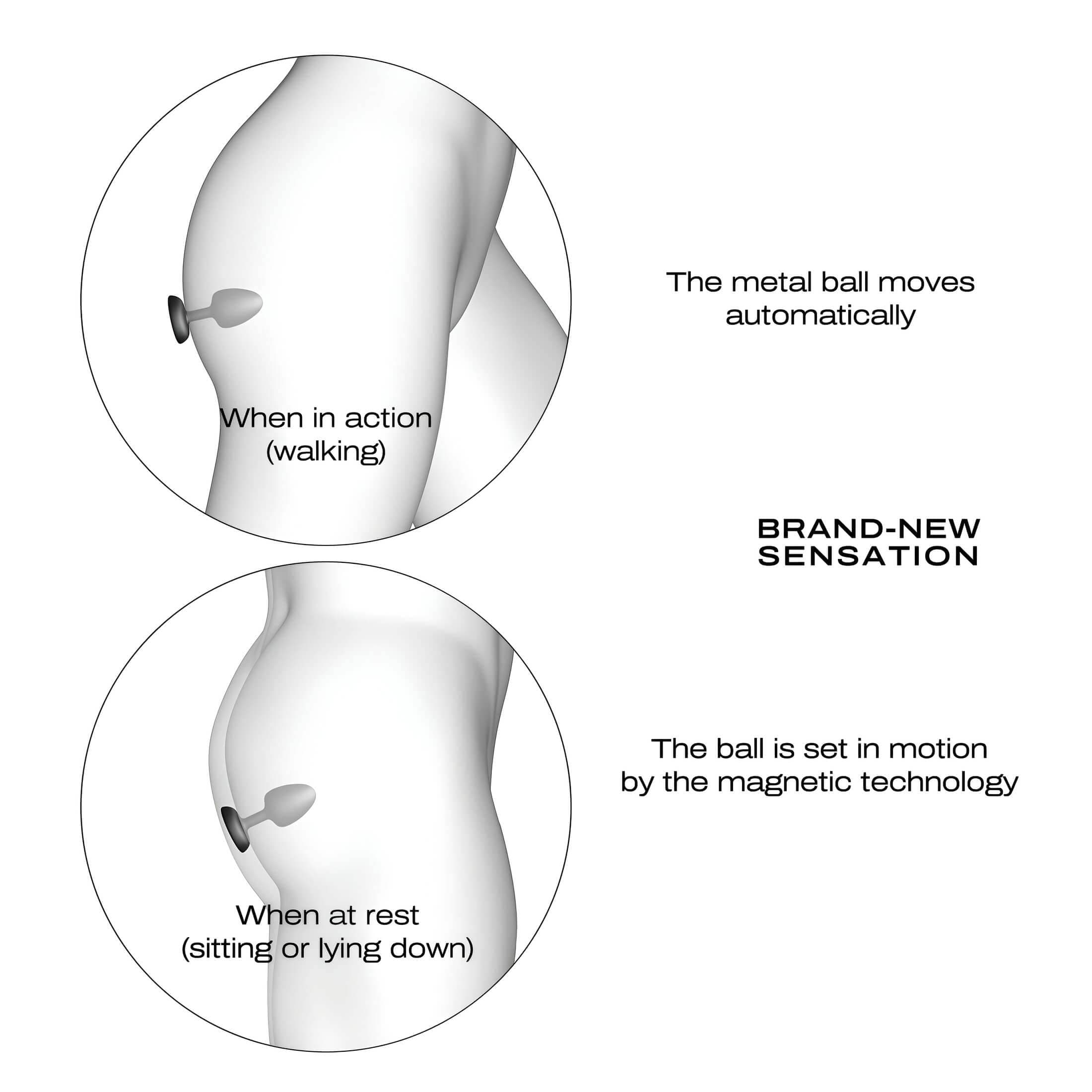 Dorcel - golyós, távirányítós anál vibrátor M - #3