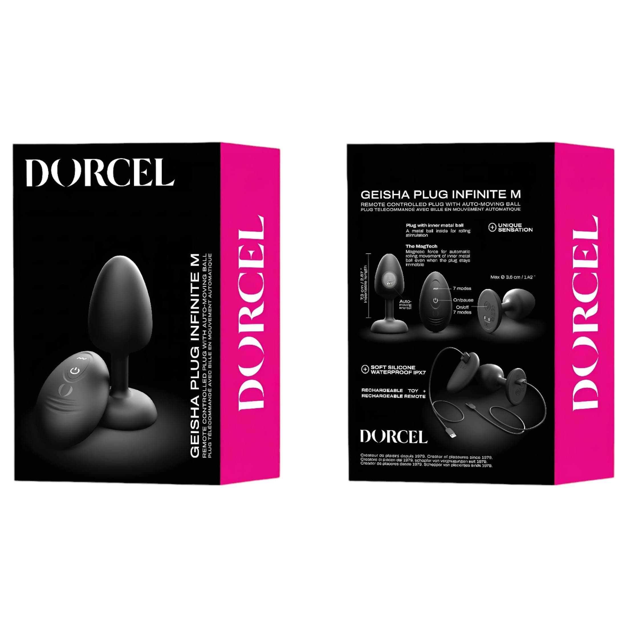 Dorcel - golyós, távirányítós anál vibrátor M - #7