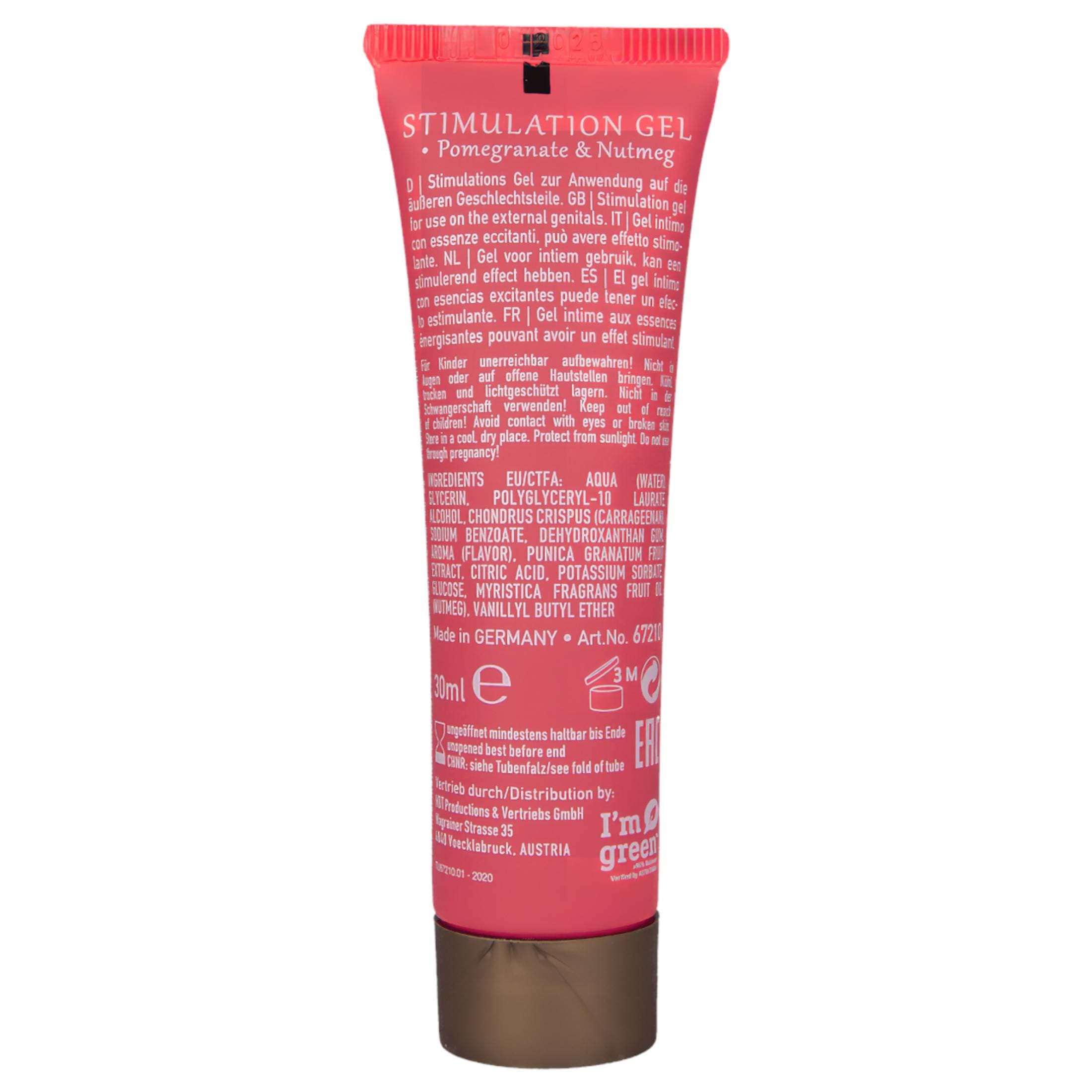 HOT Shiatsu - stimuláló krém nőknek - gránátalma #3