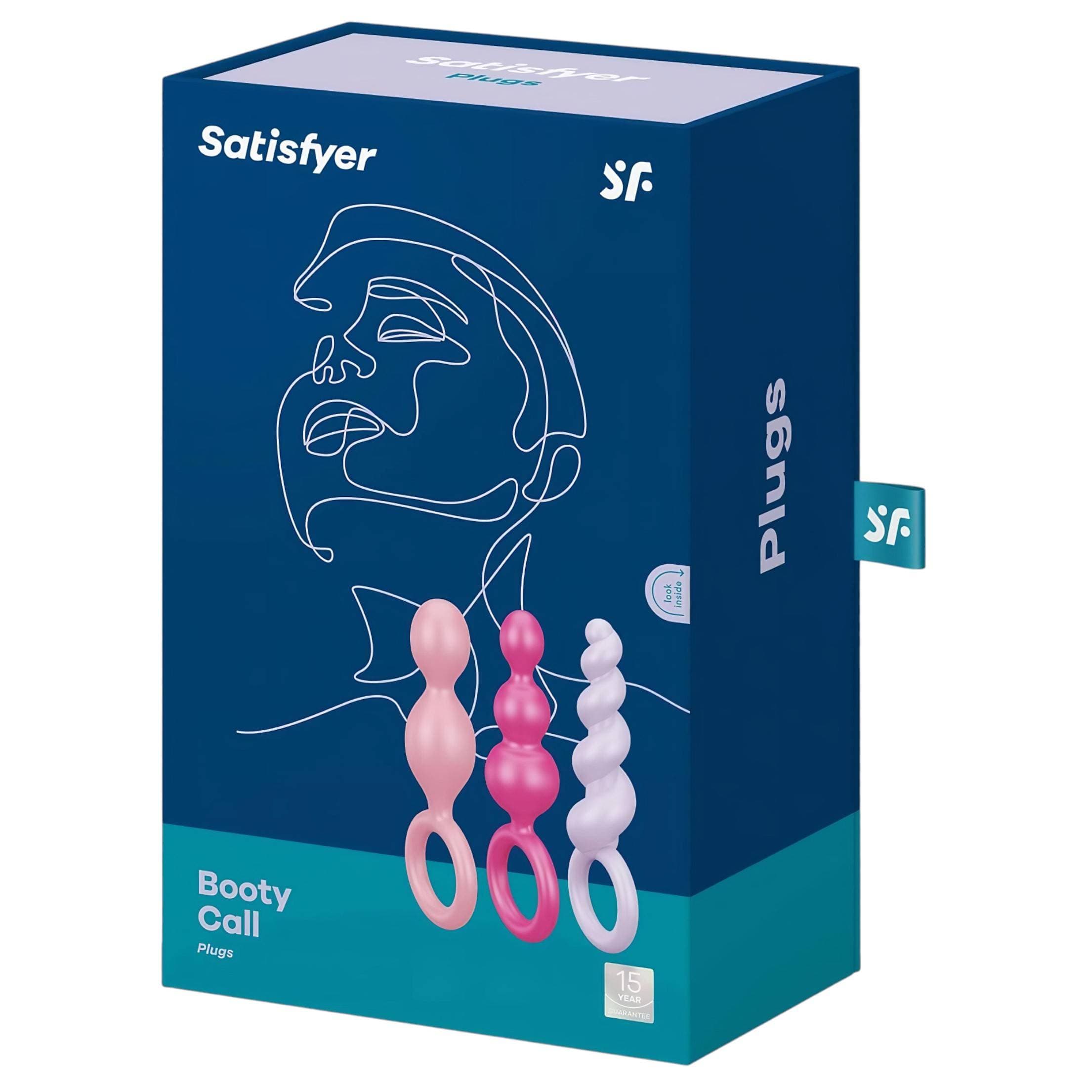Satisfyer Booty Call - anál plug szett - színes #2