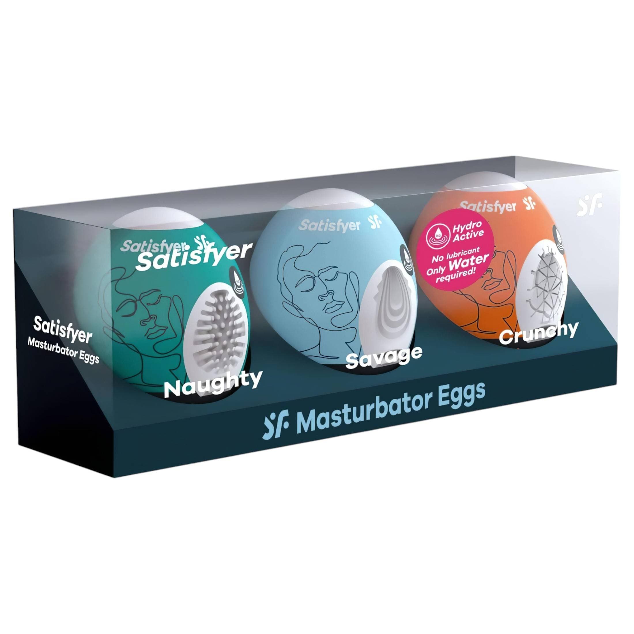 Satisfyer Egg NSC - tojás maszturbátor szett #2