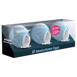 Satisfyer Egg Savage - tojás maszturbátor szett #1
