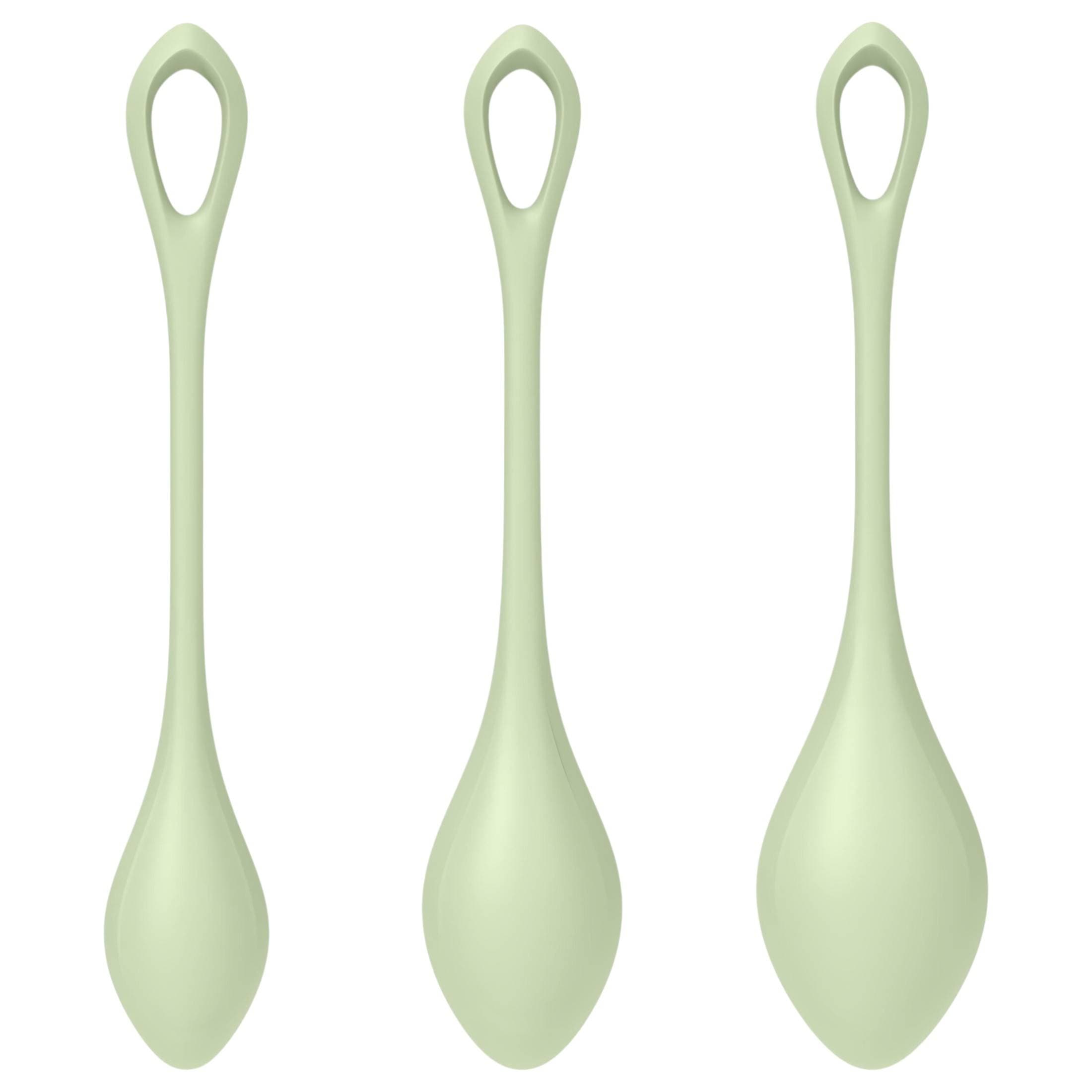 Satisfyer Yoni Power 2 - gésagolyó szett - zöld #3