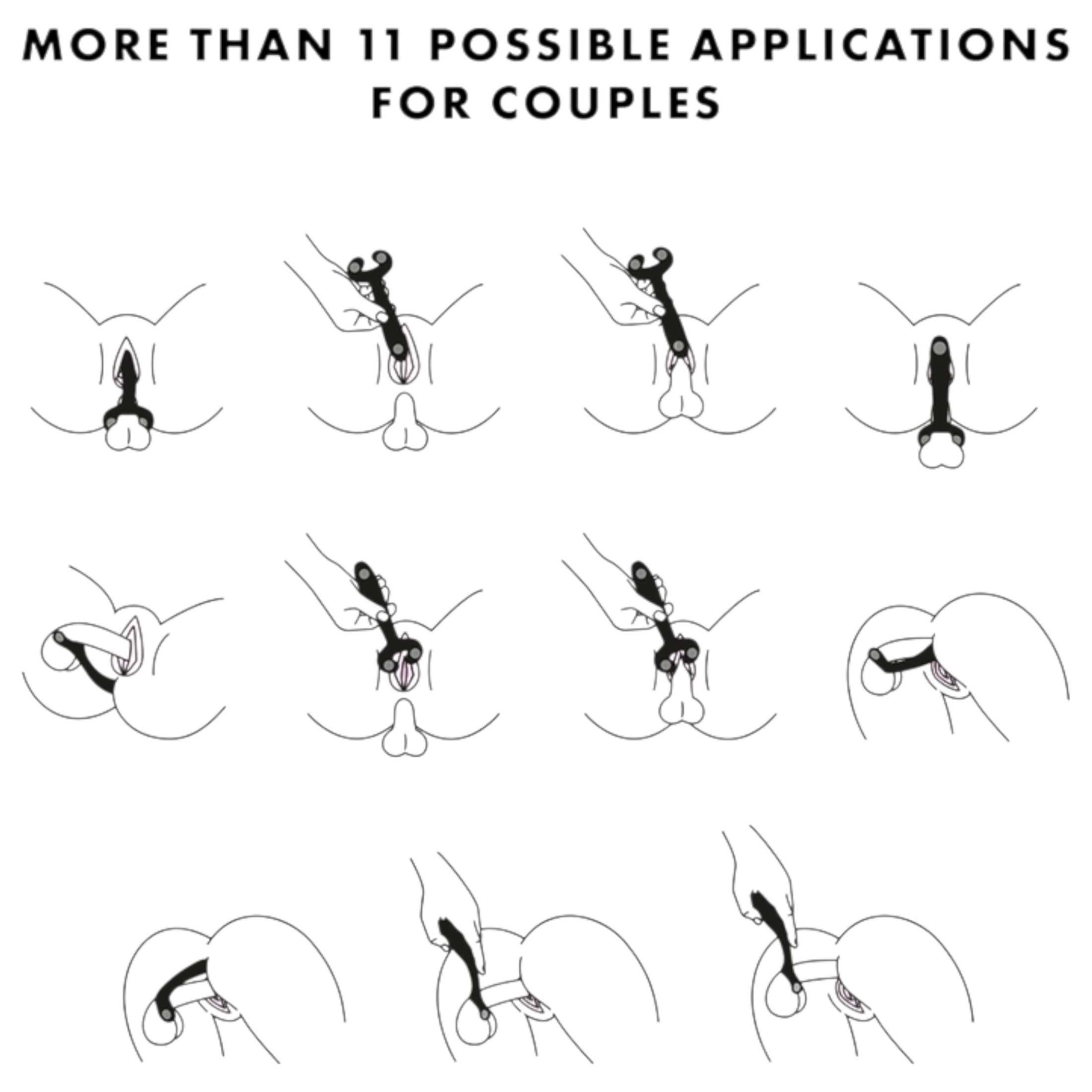 Satisfyer Endless Fun - akkus, vízálló párvibrátor #8