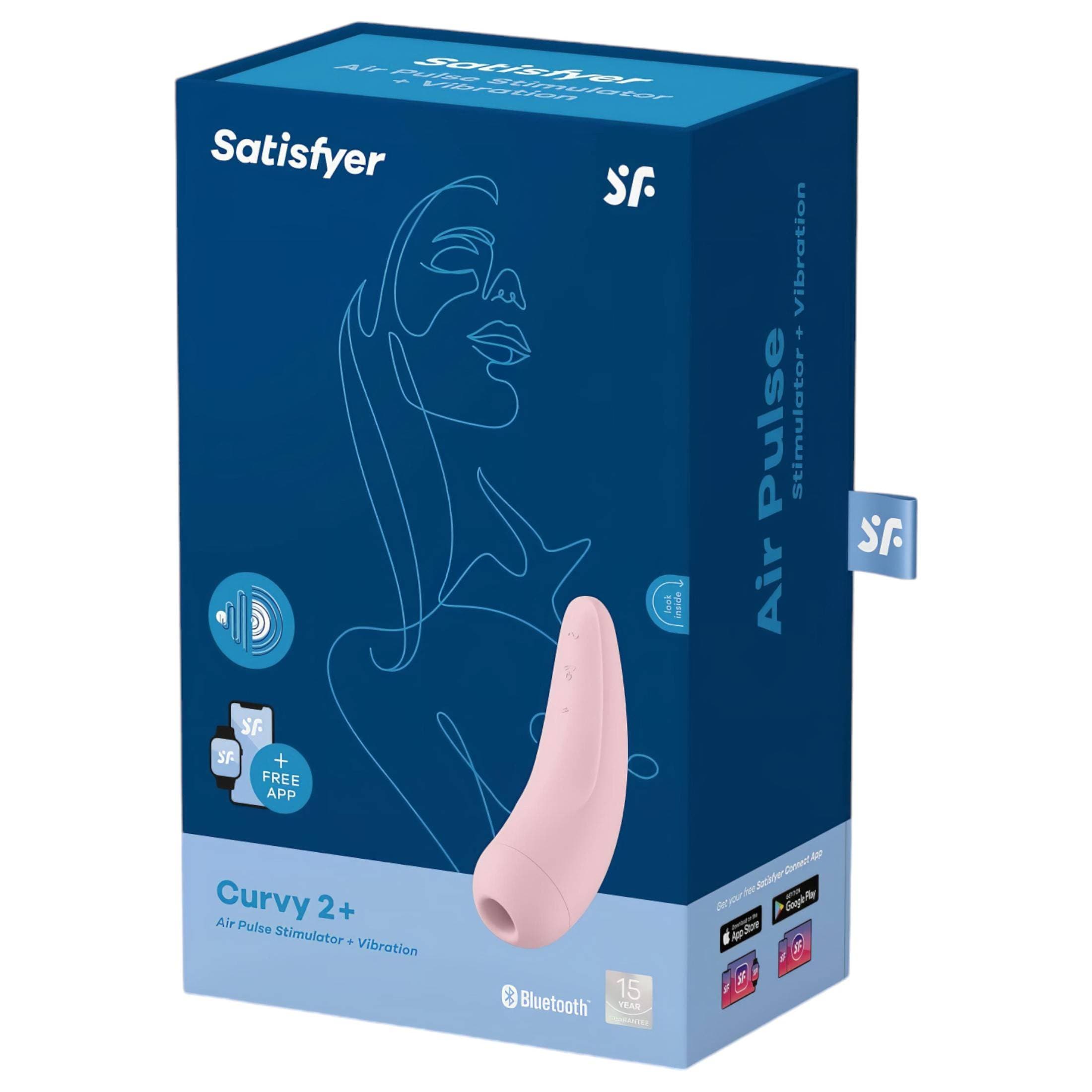 Satisfyer Curvy 2+ - okos léghullámos csiklóizgató #9