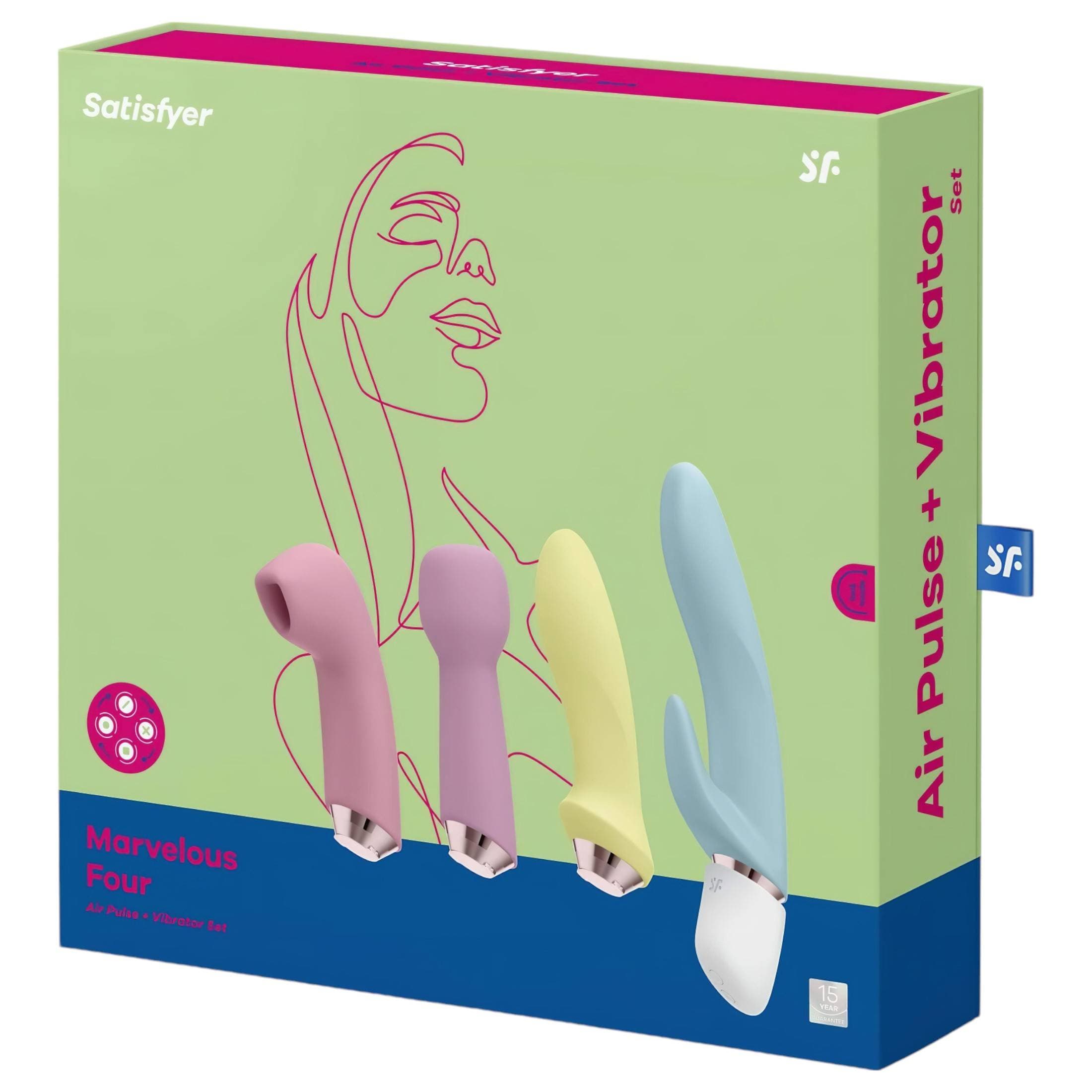 Satisfyer Marvelous Four - akkus vibrátor készlet #7