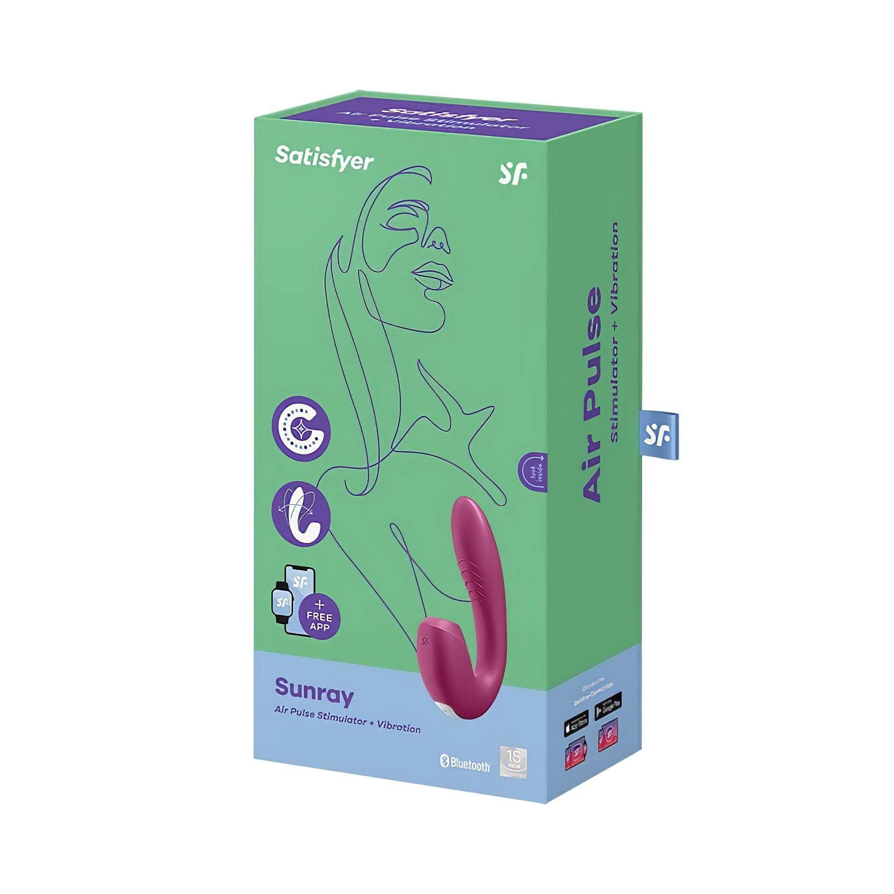 Satisfyer Sunray - akkus, léghullámos 2in1 vibrátor #5