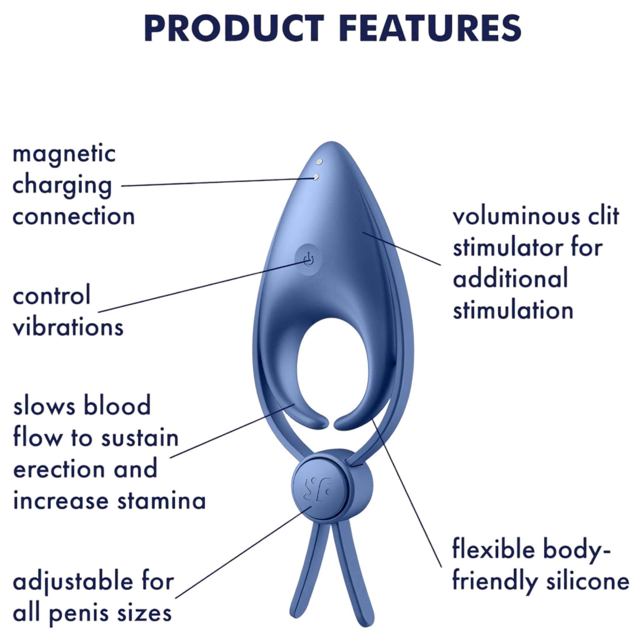 Satisfyer Sniper - akkus, vibrációs péniszgyűrű #7