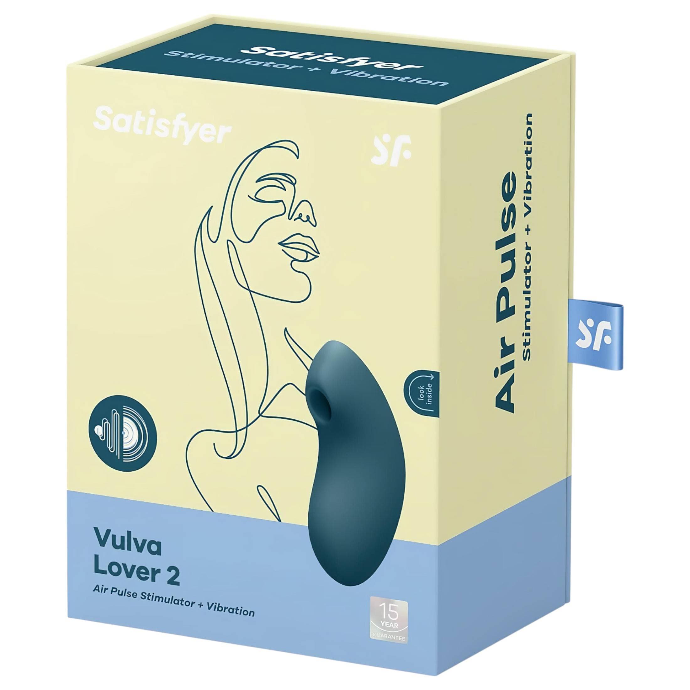 Satisfyer Vulva Lover 2 - akkus léghullámos csikló vibrátor #9