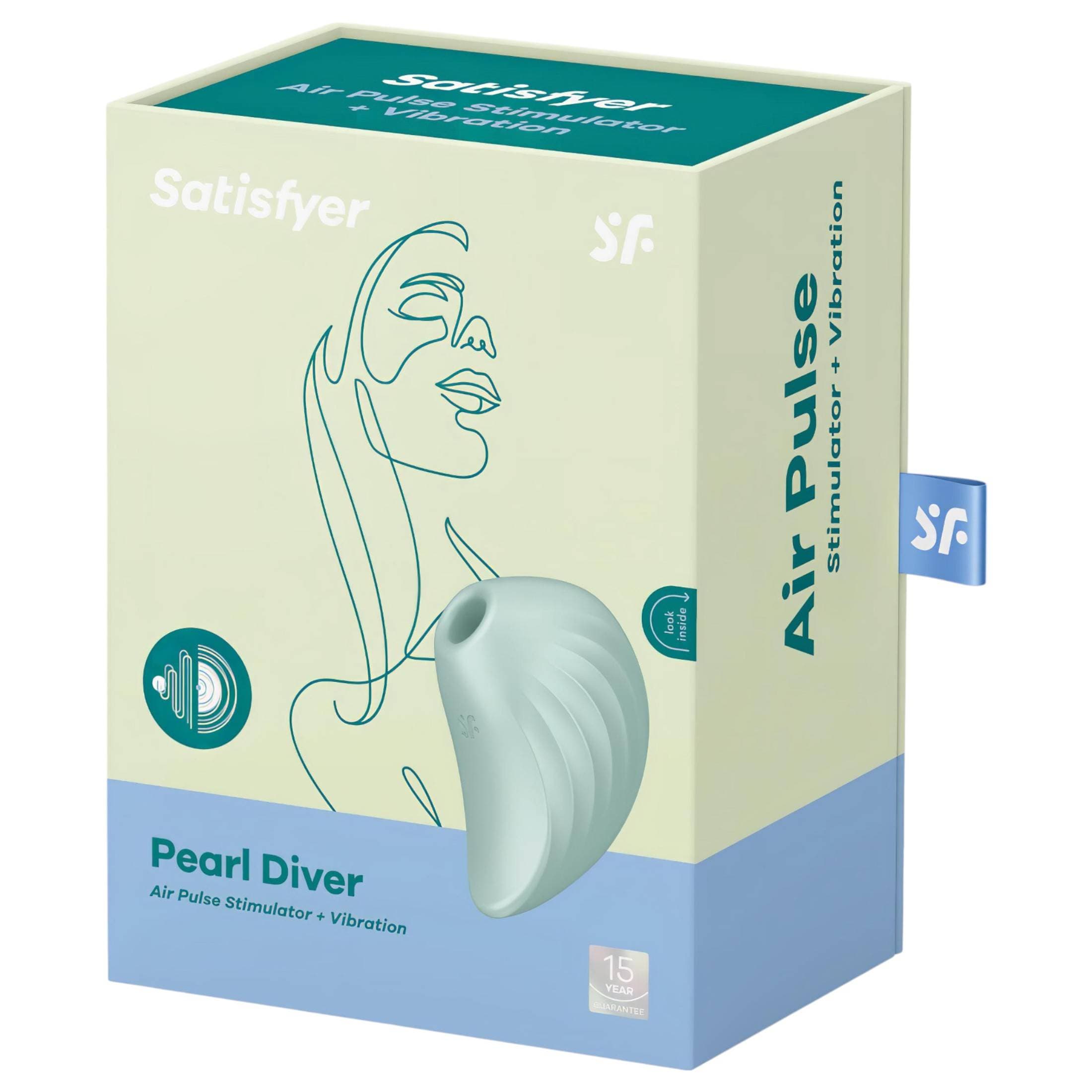 Satisfyer Pearl Diver - léghullámos csikló vibrátor #6