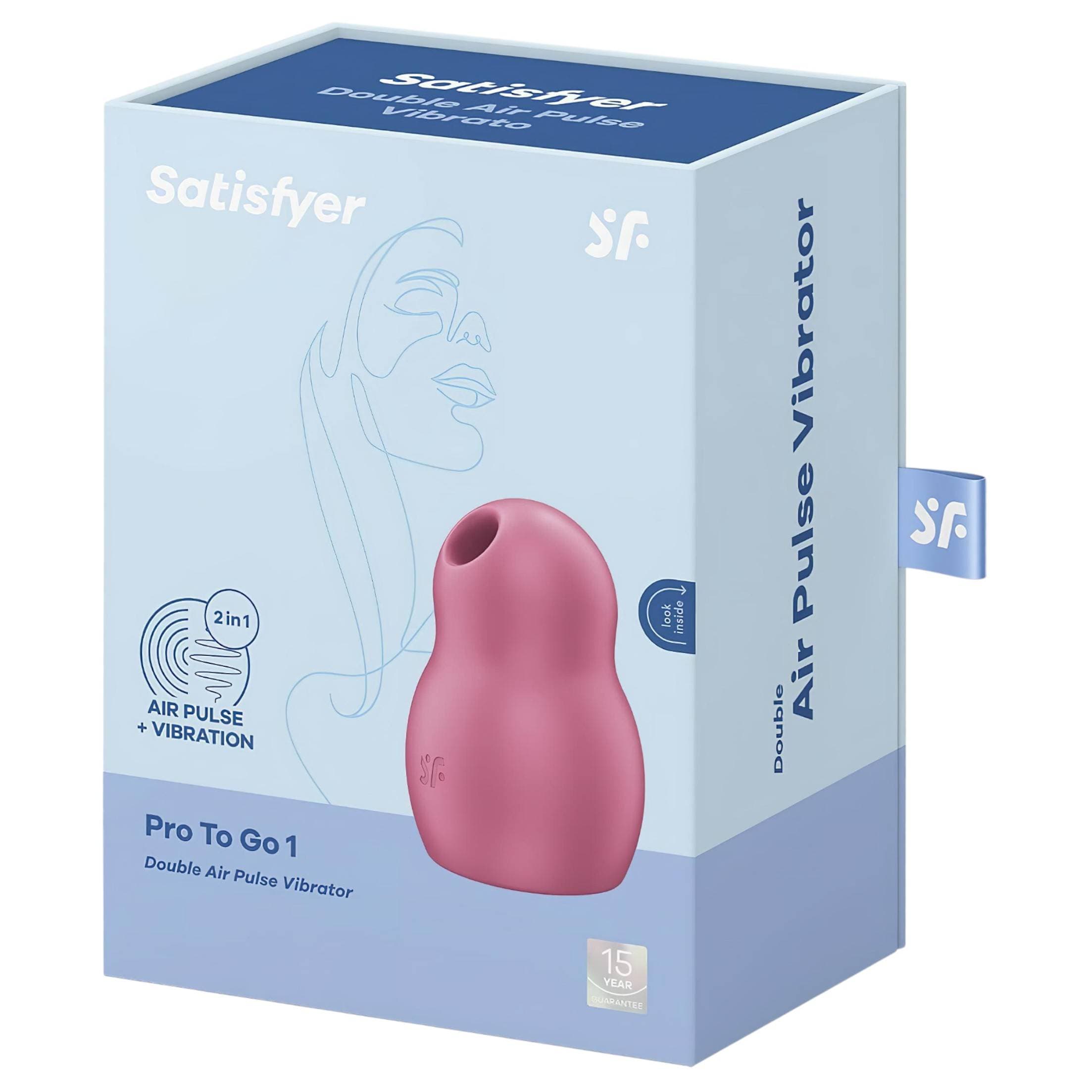 Satisfyer Pro To Go 1 - akkus, léghullámos csiklóizgató #6