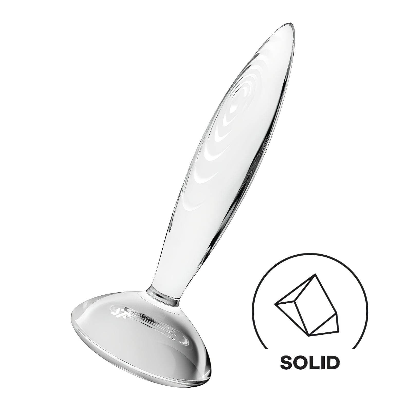 Satisfyer Sparkling Crystal - bordázott üveg dildó #1