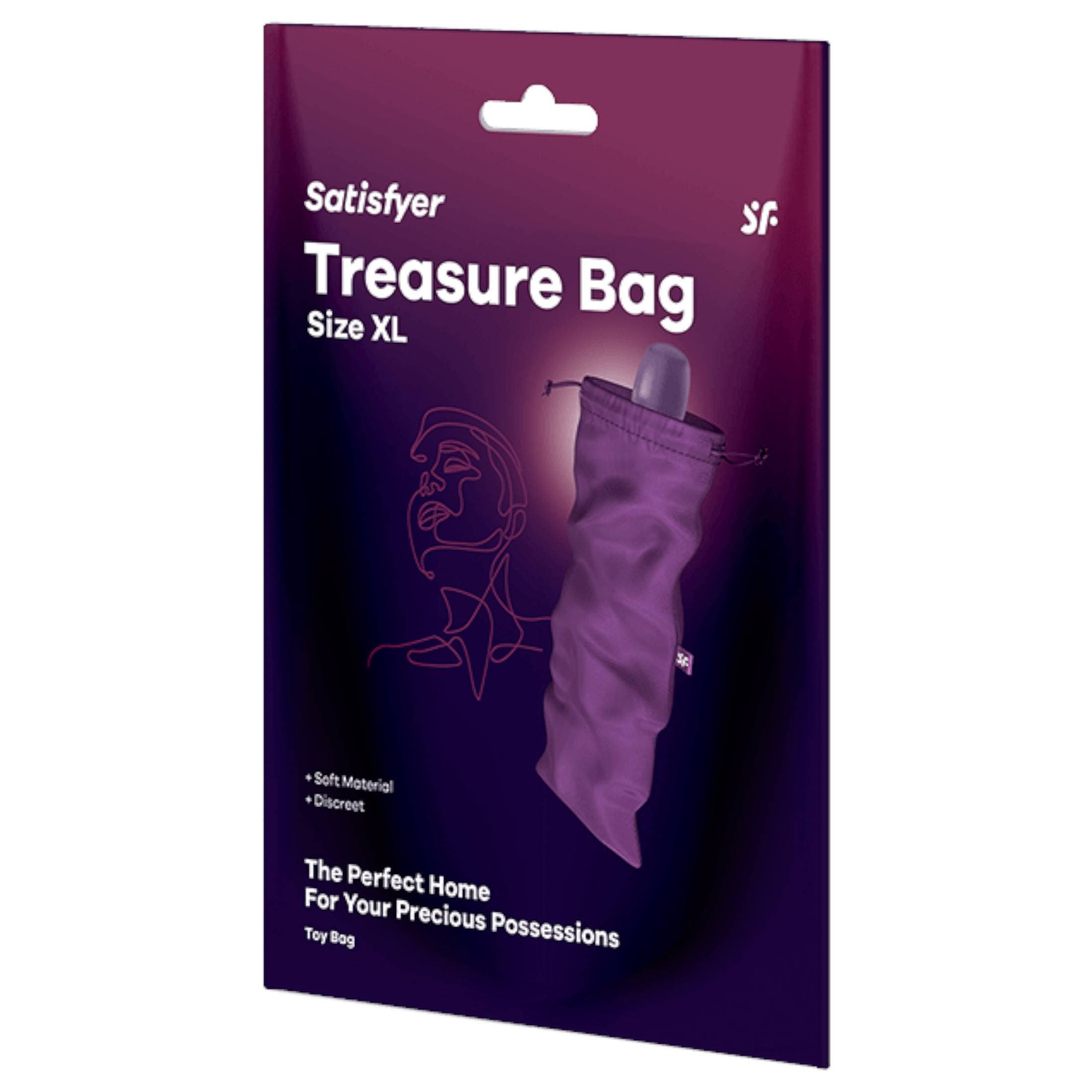Satisfyer Treasure Bag XL - diszkrét tároló táska - extra nagy #1