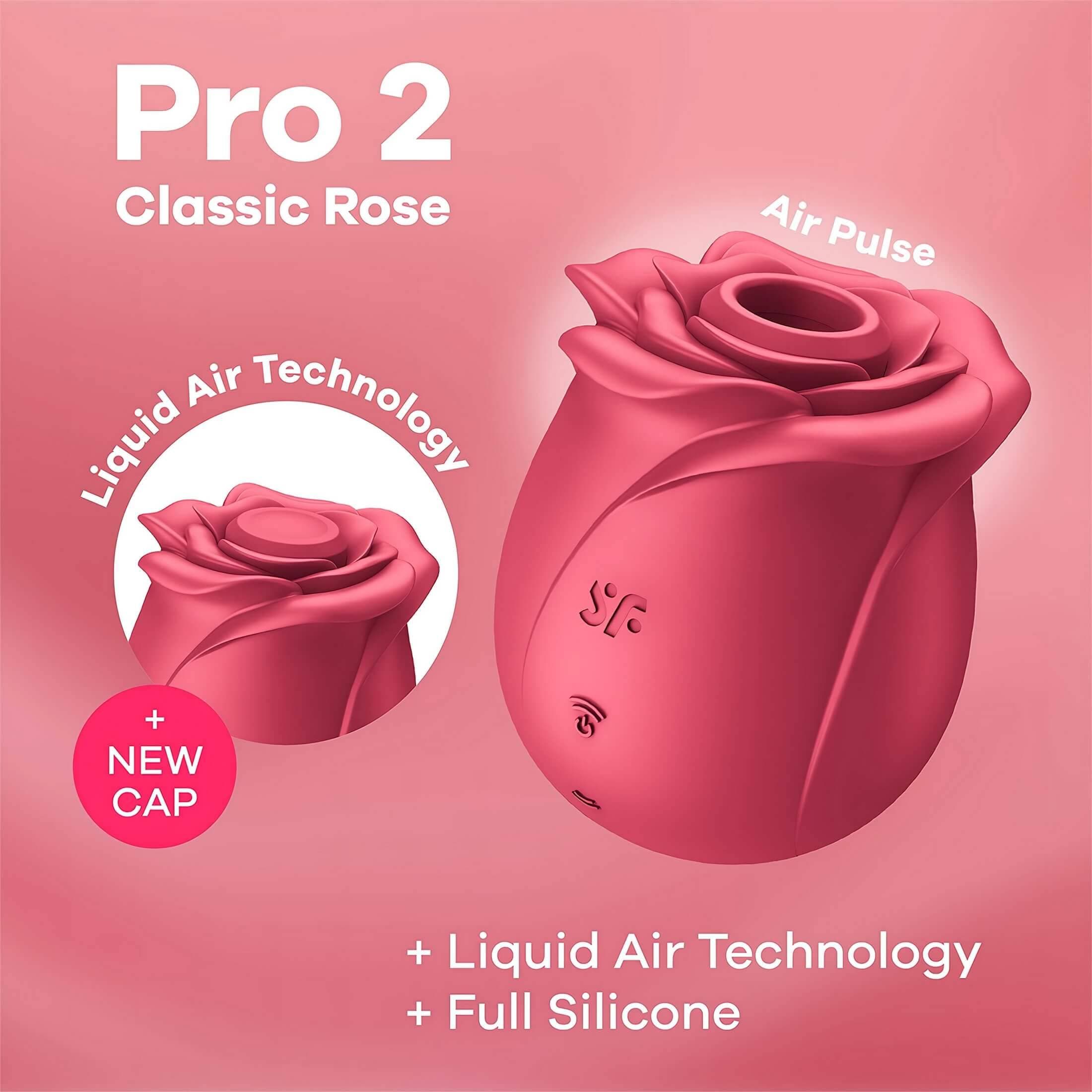 Satisfyer Pro 2 Classic Blossom - léghullámos csiklóizgató #6