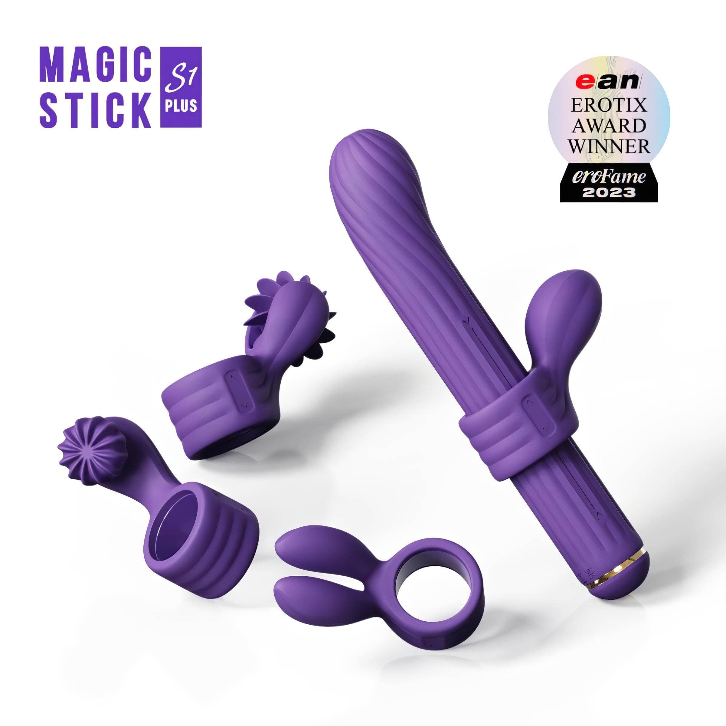 Magic Stick - vibrátor cseréléhető feltétekkel #1