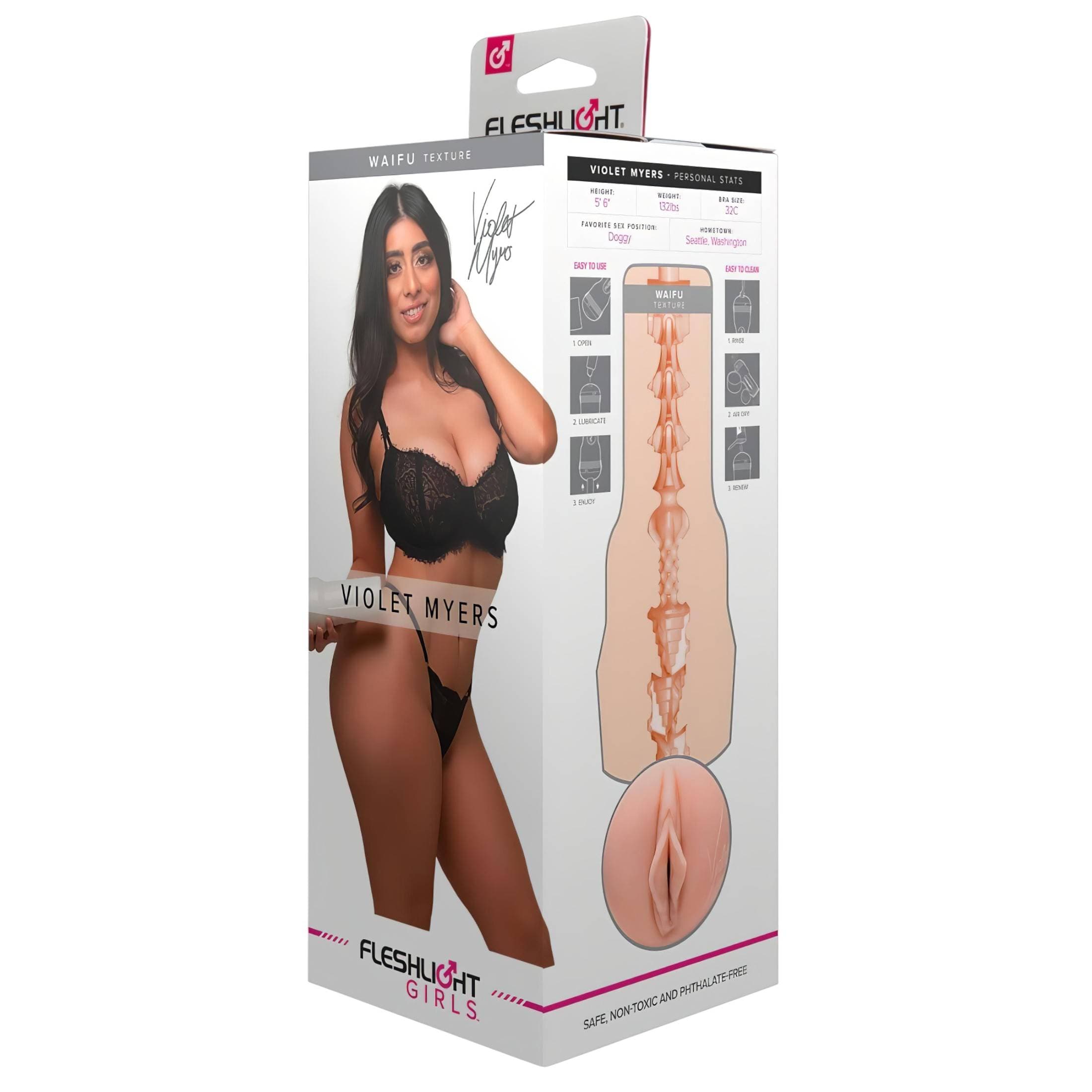 Fleshlight Violet Myers Waifu - élethű műpunci #8