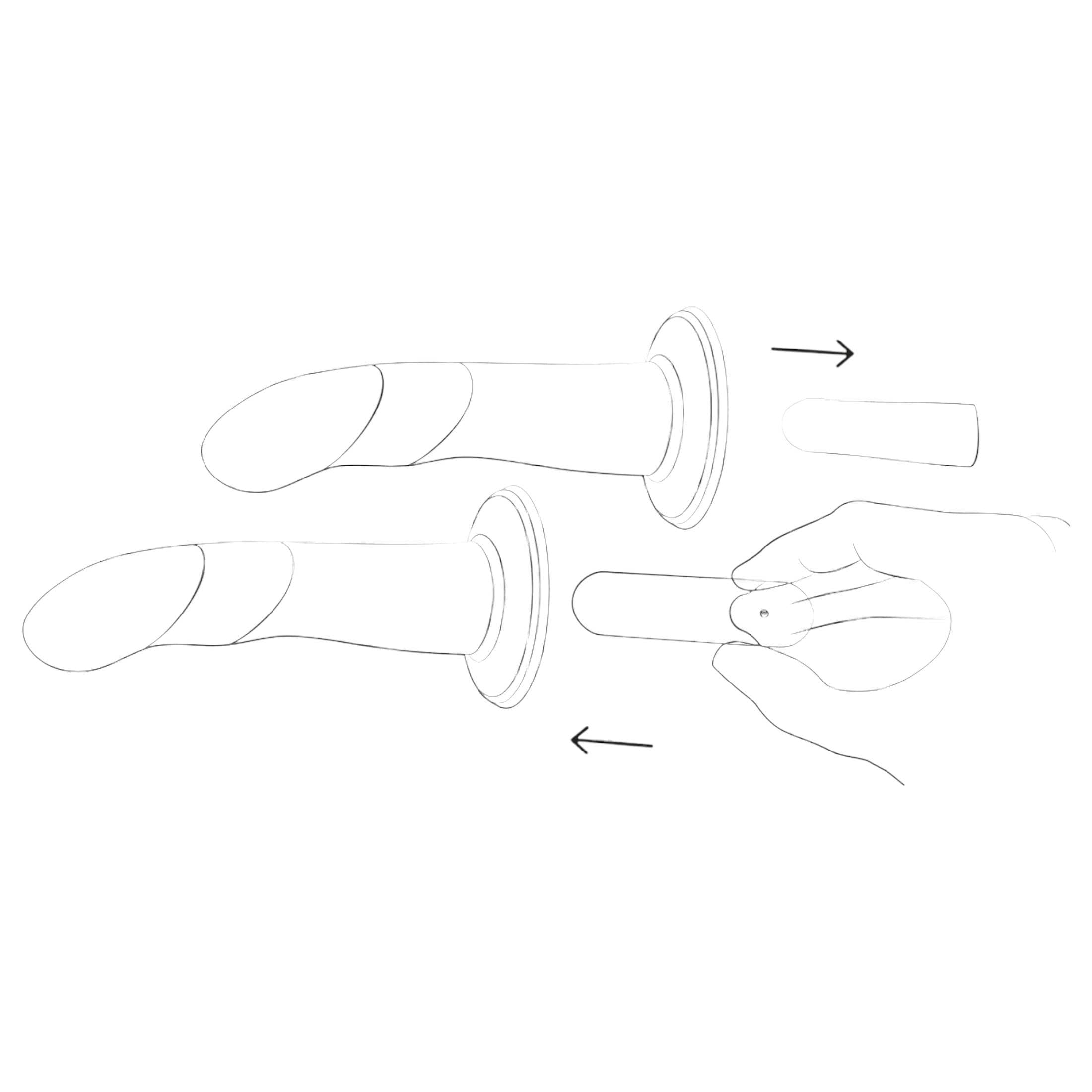 ROMP Piccolo - rugalmas szilikon dildó #3