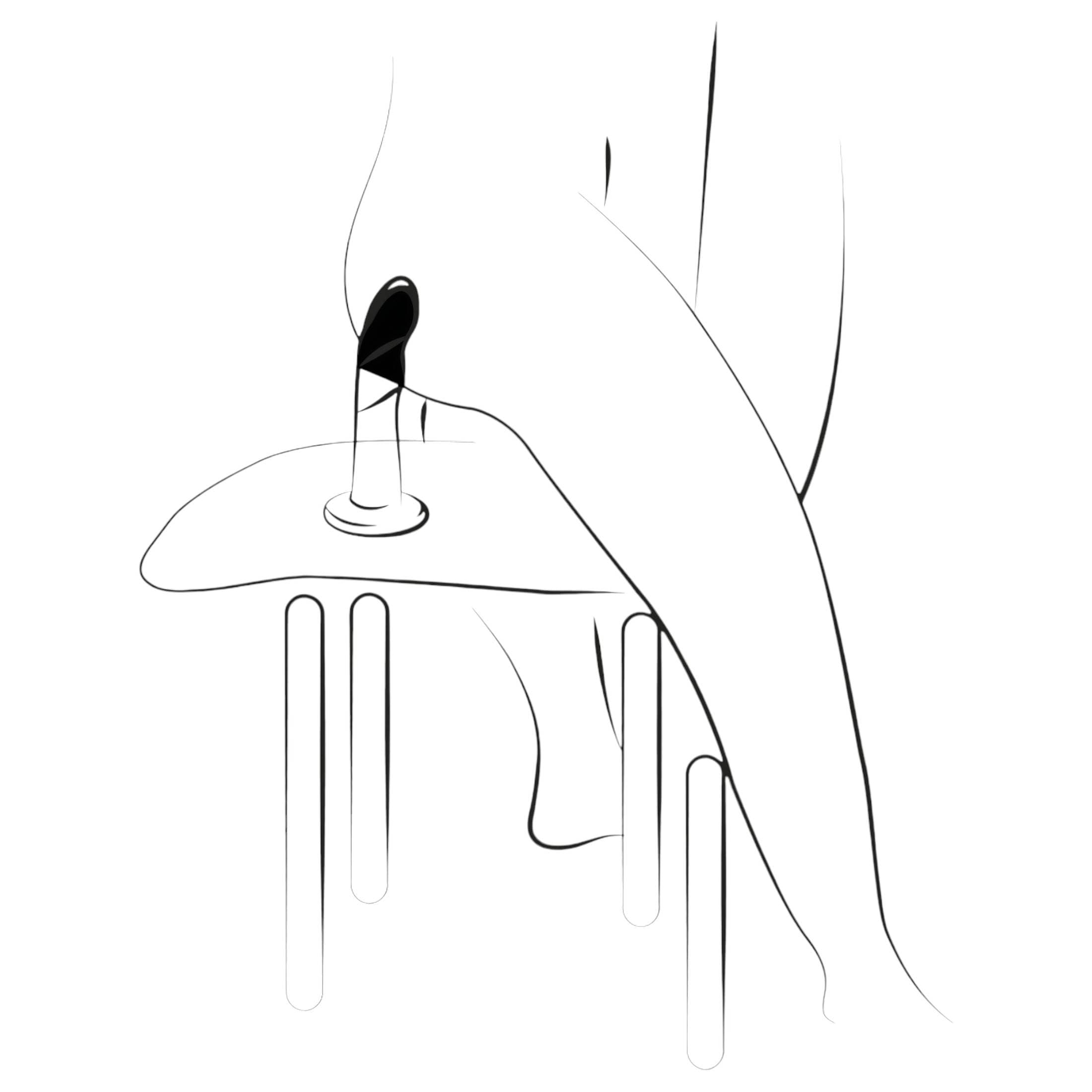 ROMP Piccolo - rugalmas szilikon dildó #4