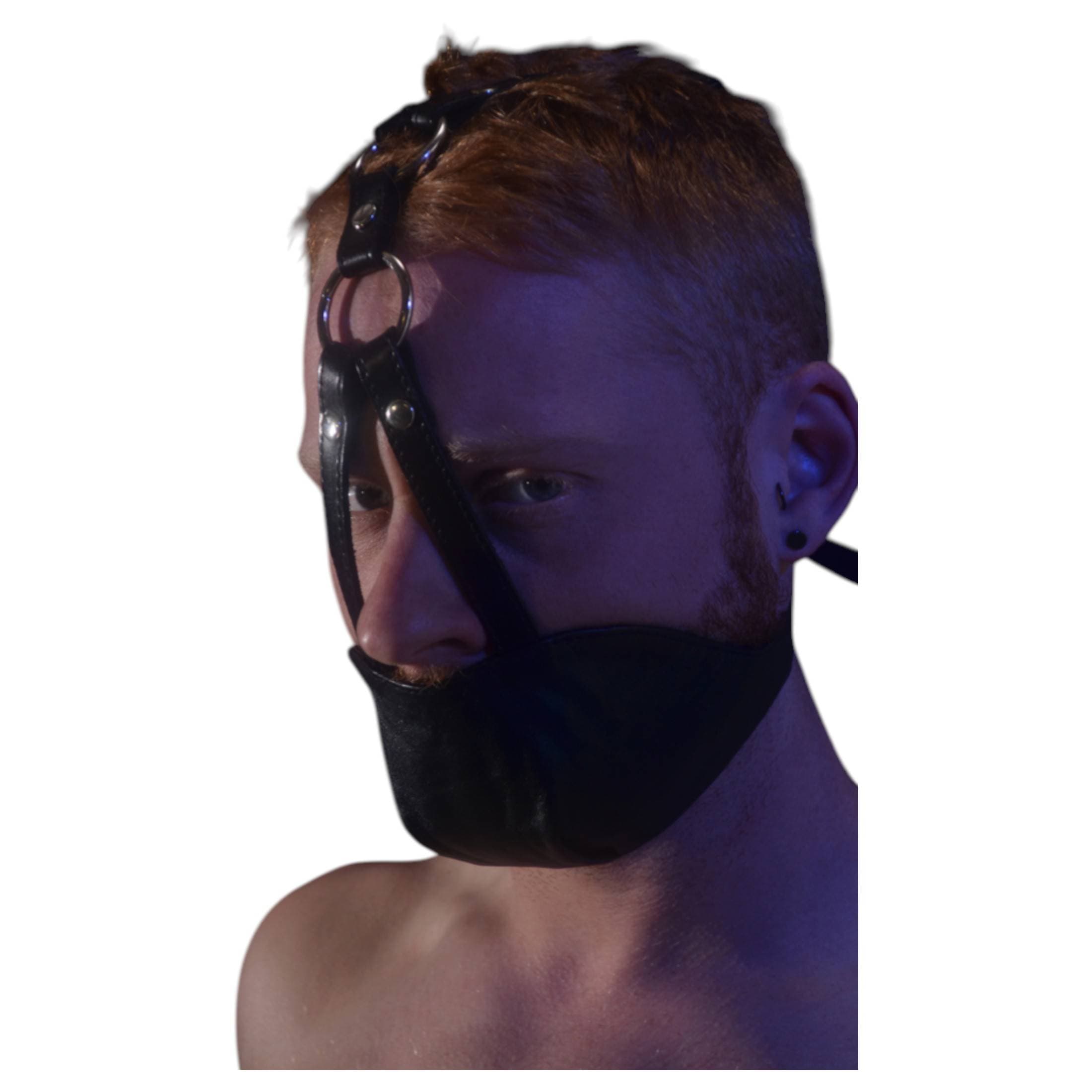 Rouge - valódi bőr maszk és szájpecek #3