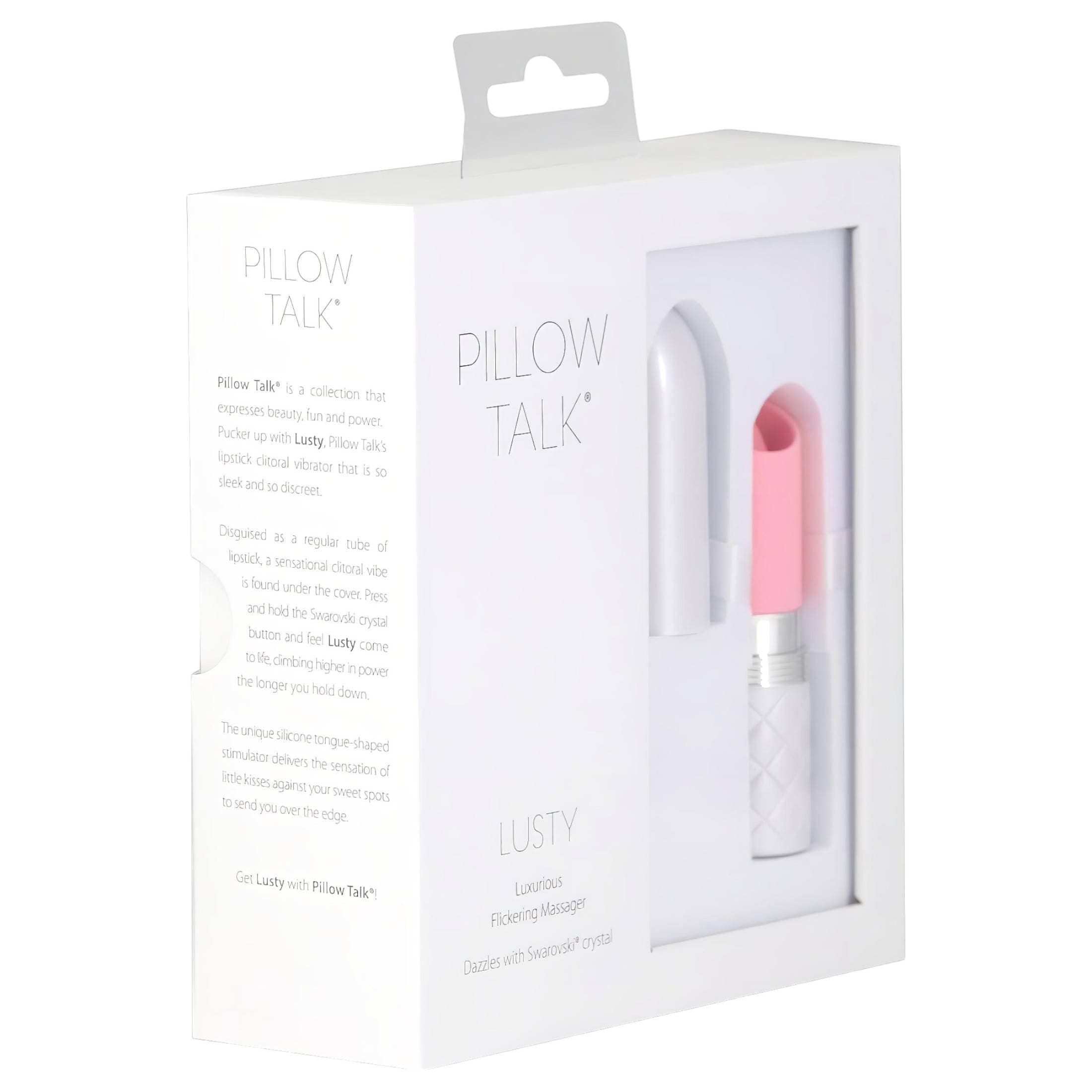 Pillow Talk Lusty - akkus, nyelves rúdvibrátor #2