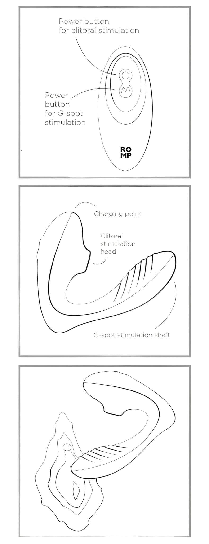 ROMP Reverb - léghullámos 2in1 G-pont vibrátor #10