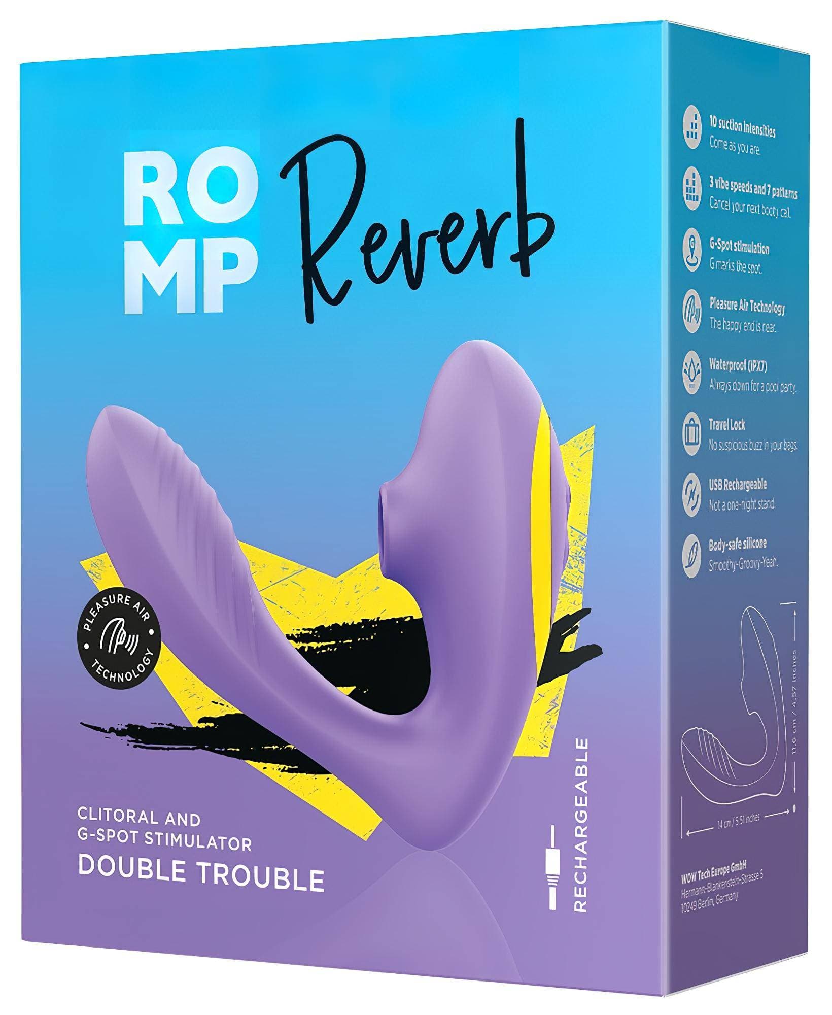ROMP Reverb - léghullámos 2in1 G-pont vibrátor #1