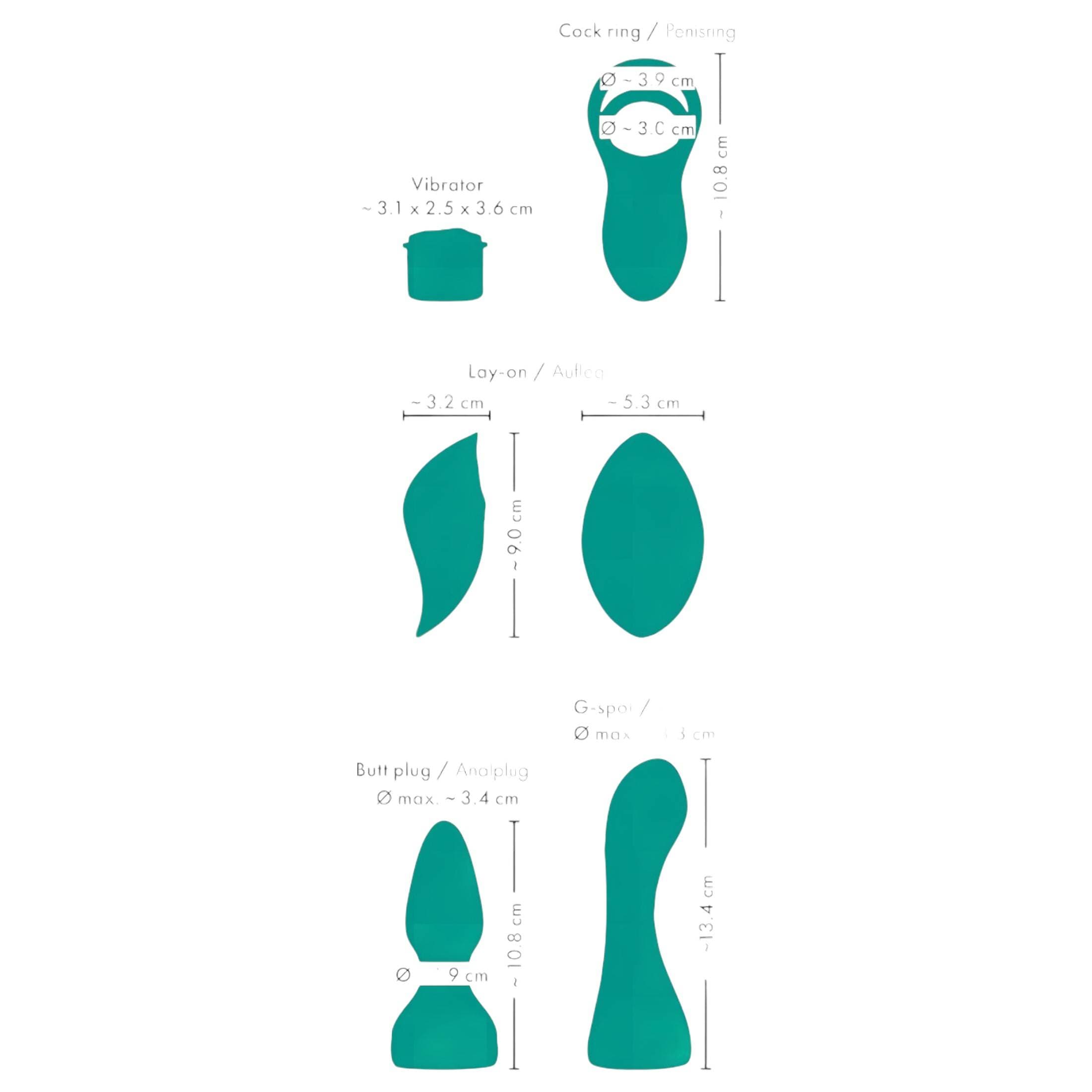 Couples Choice - 4in1 variálható távirányítós vibrátor #8