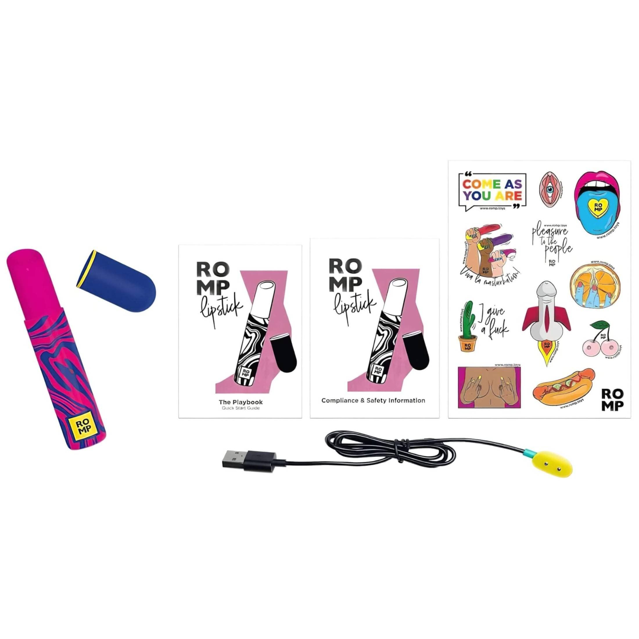 ROMP Lipstick - akkus léghullámos csiklóizgató #6