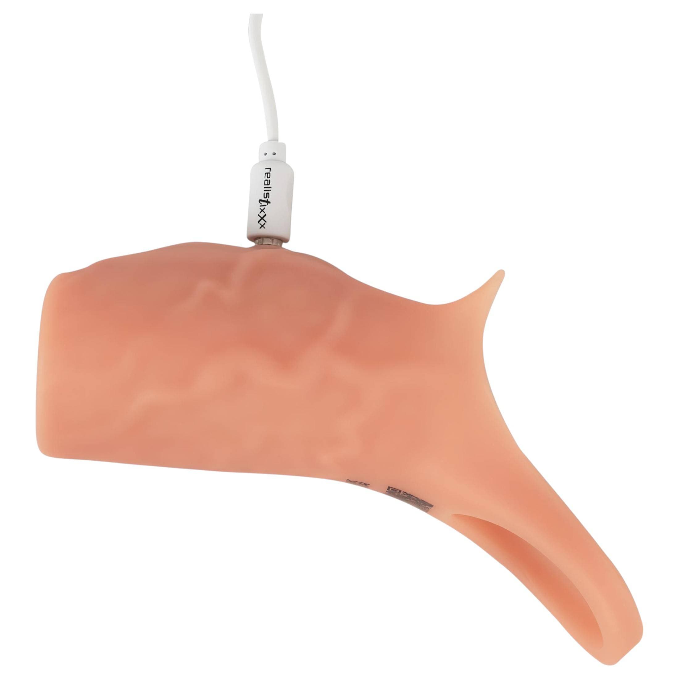 Realistixxx - nyitott, vibrációs péniszköpeny #3