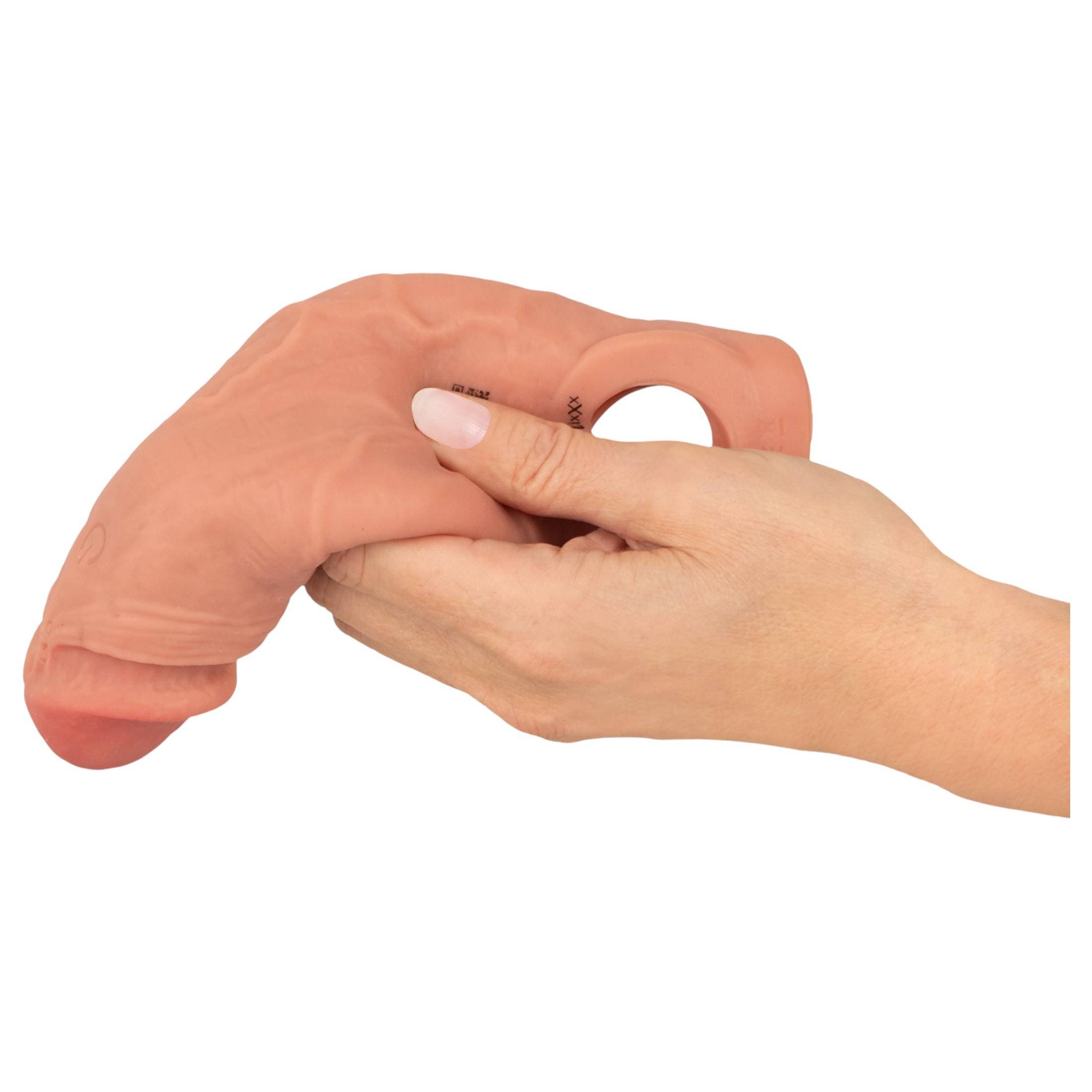 Realistixxx - rádiós vibrációs péniszköpeny - natúr #8