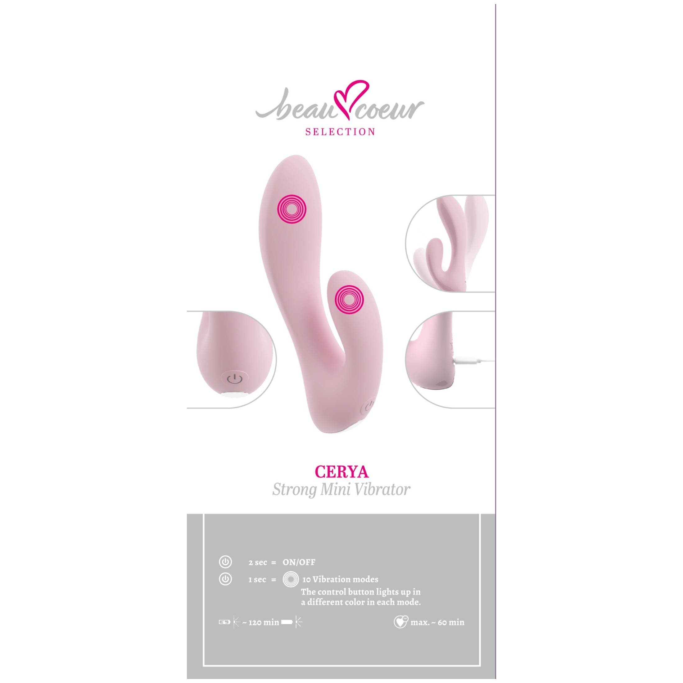 Beau Coeur Cerya - mini csiklókaros vibrátor #3