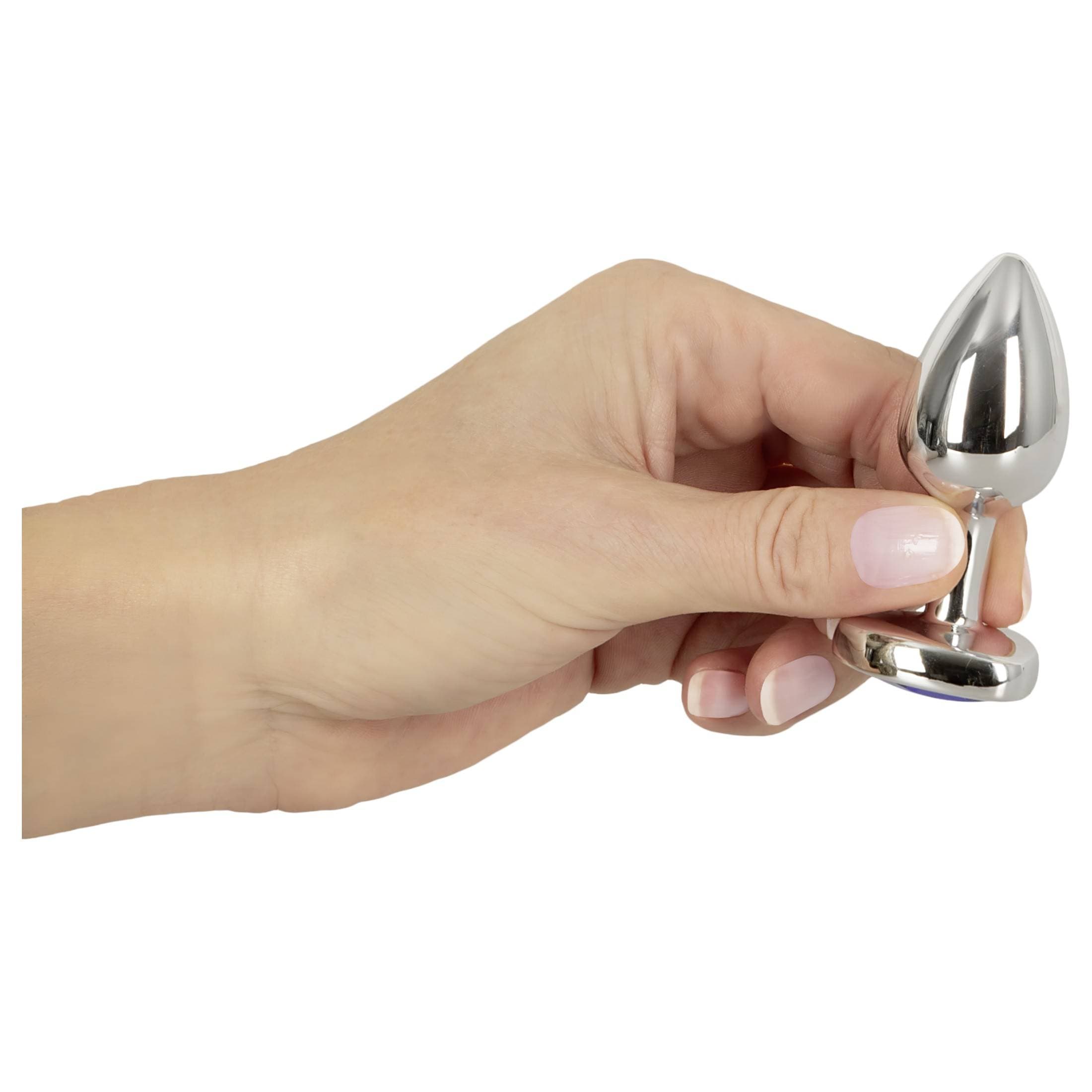 Magic Shiver - fém anál plug kővel #4