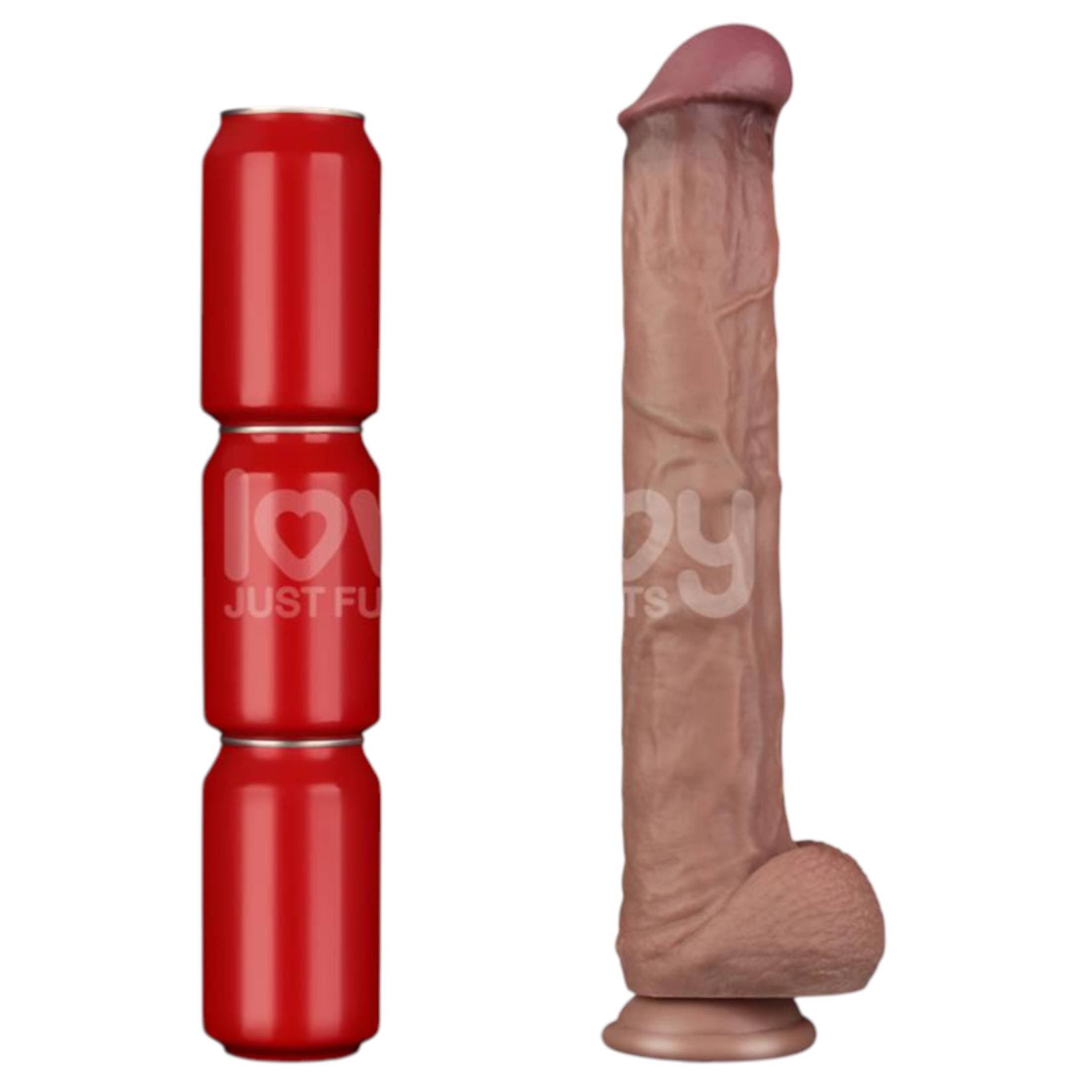 Lovetoy - kétrétegű XXL dildó - 36,5 cm - #3