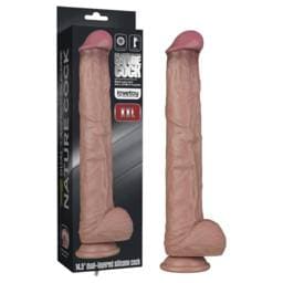 Lovetoy - kétrétegű XXL dildó - 36,5 cm - #1