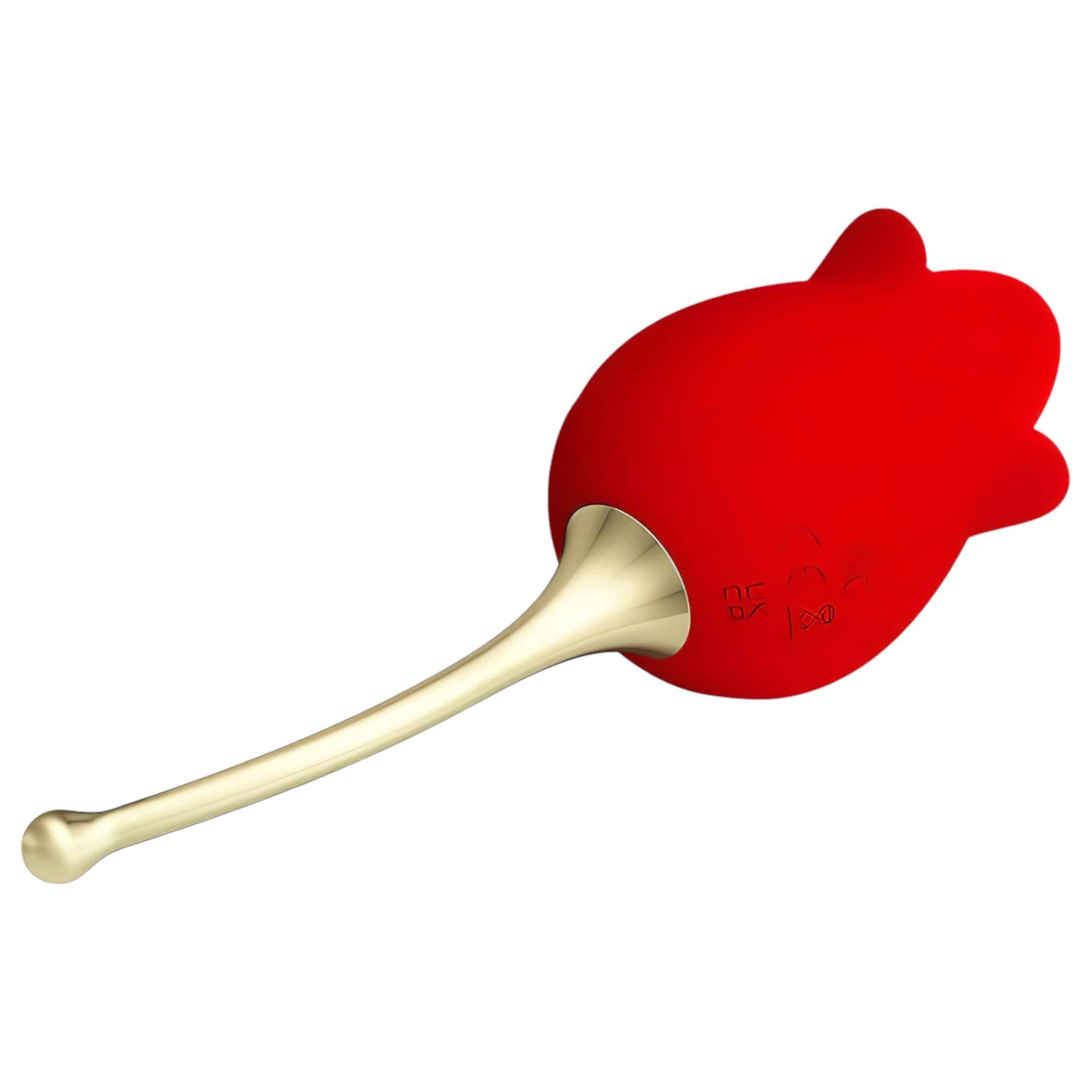 Pretty Love Rose Lover - nyelves 2in1 csikló vibrátor #5