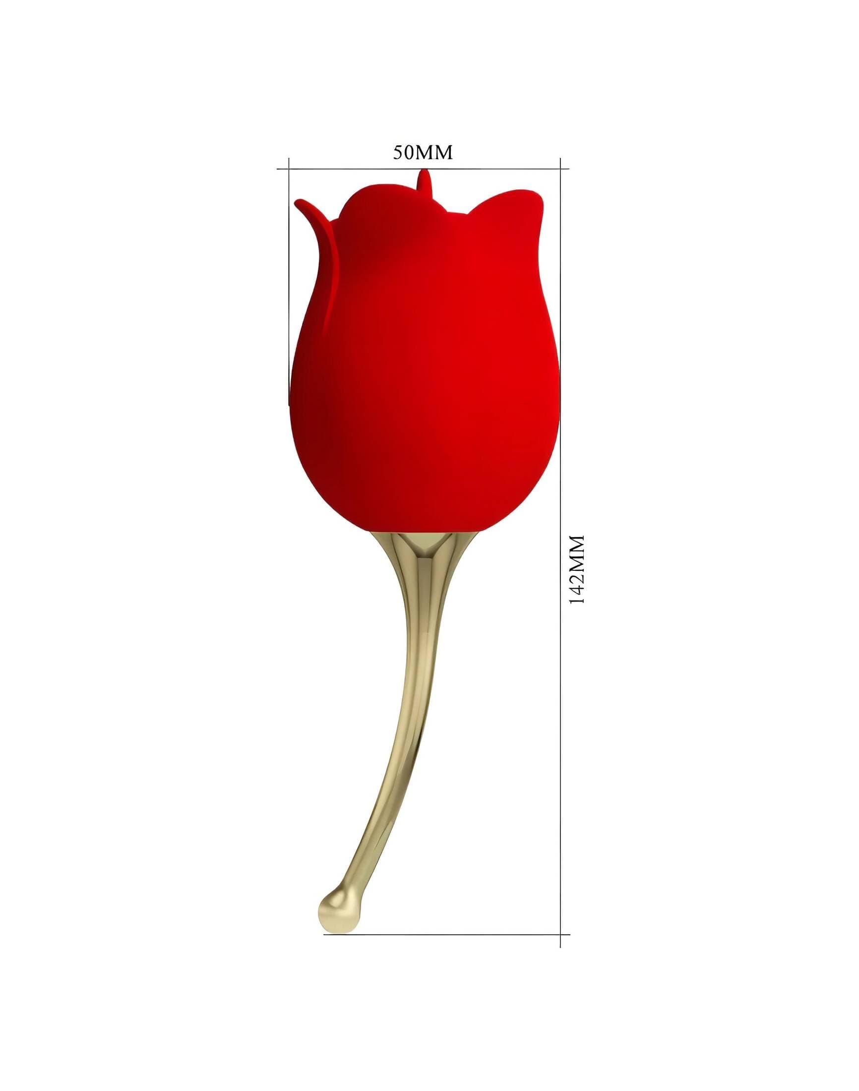 Pretty Love Rose Lover - nyelves 2in1 csikló vibrátor #8