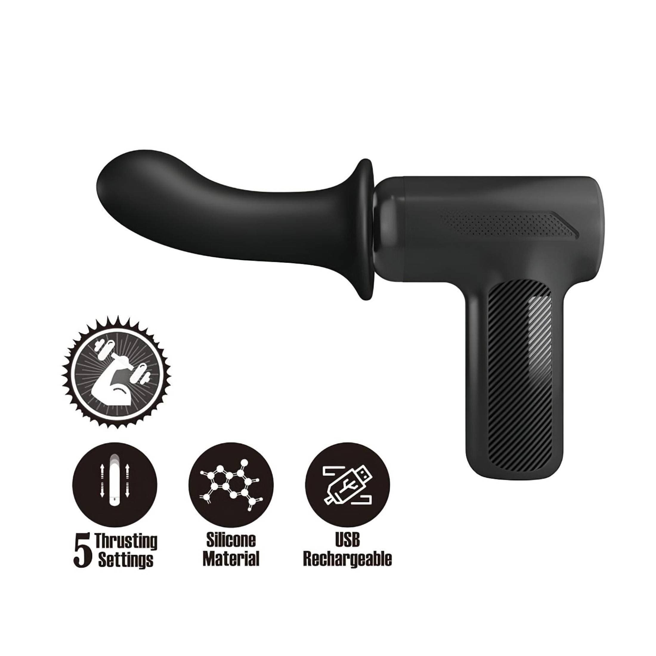 Pretty Love Dj Doctor - lökő puncipisztoly vibrátor #3