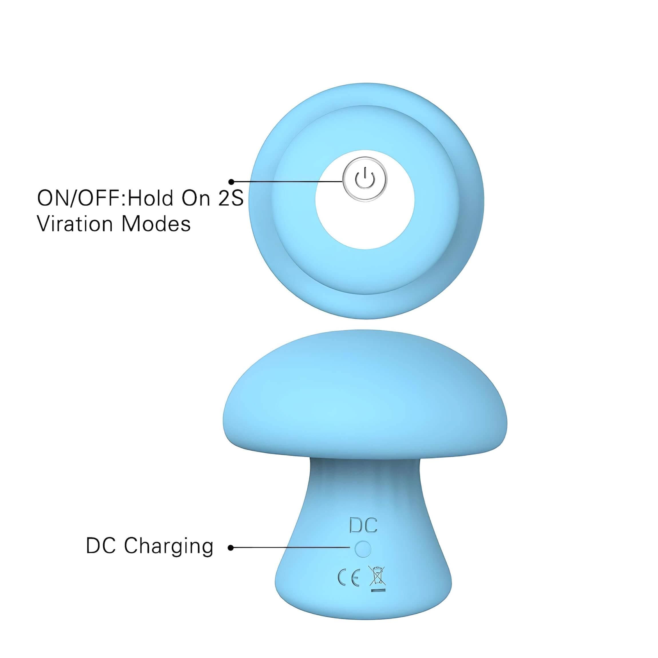 Magic Mushroom - akkus arc masszírozó #4