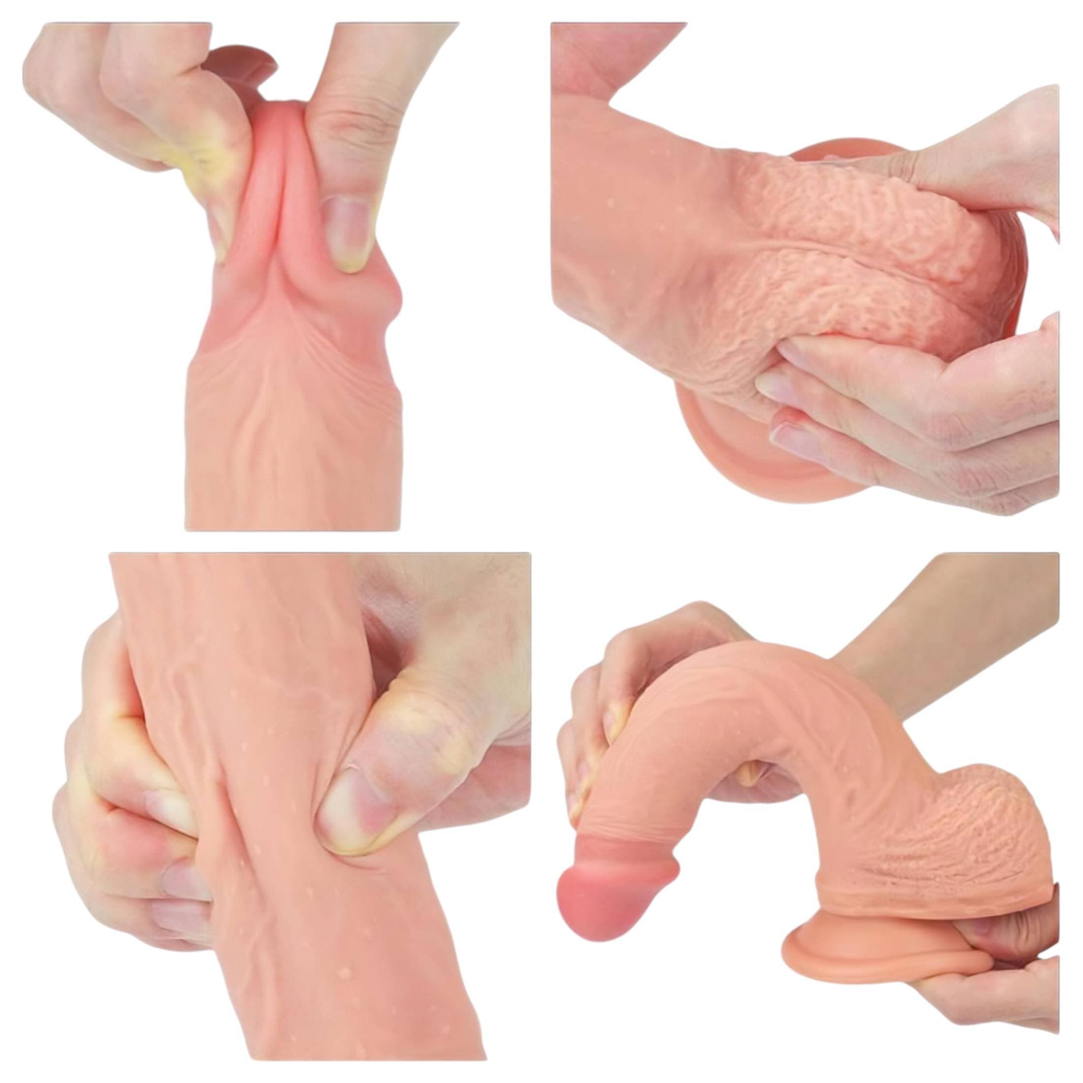 Lovetoy Nature Cock - tapadókorongos élethű dildó - 21cm #7