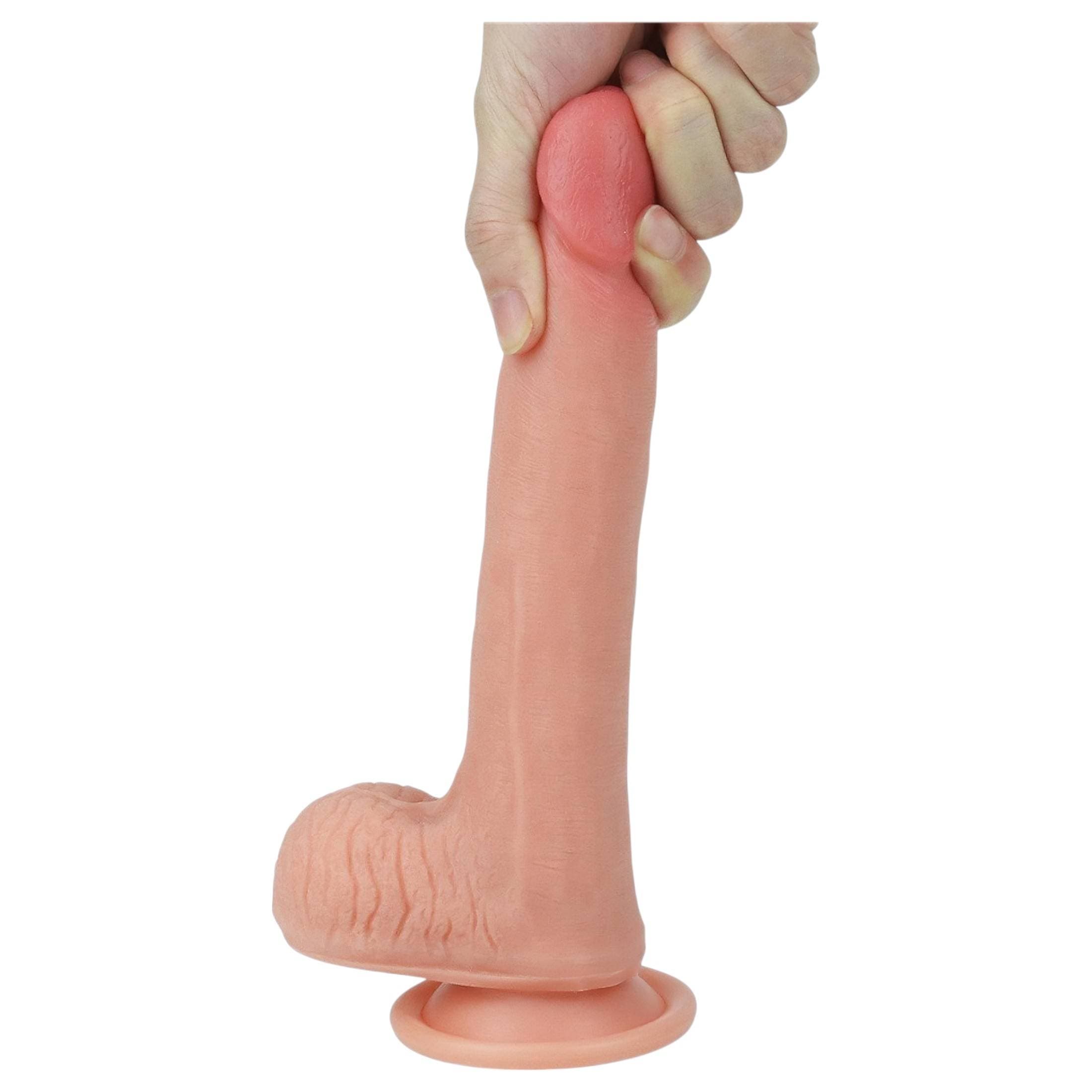 Lovetoy Nature Cock - kétrétegű élethű dildó - 20cm #6