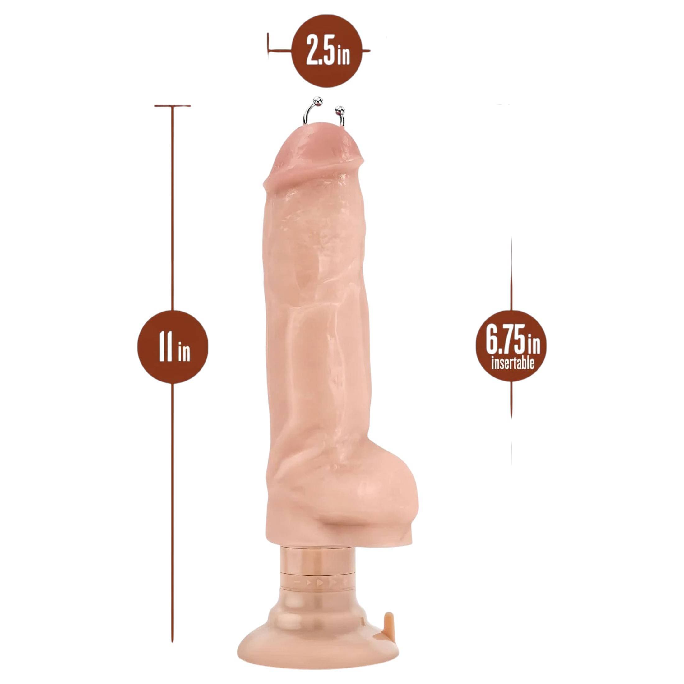 Blush Bad Boy - piercinges vibrátor - 33cm #4
