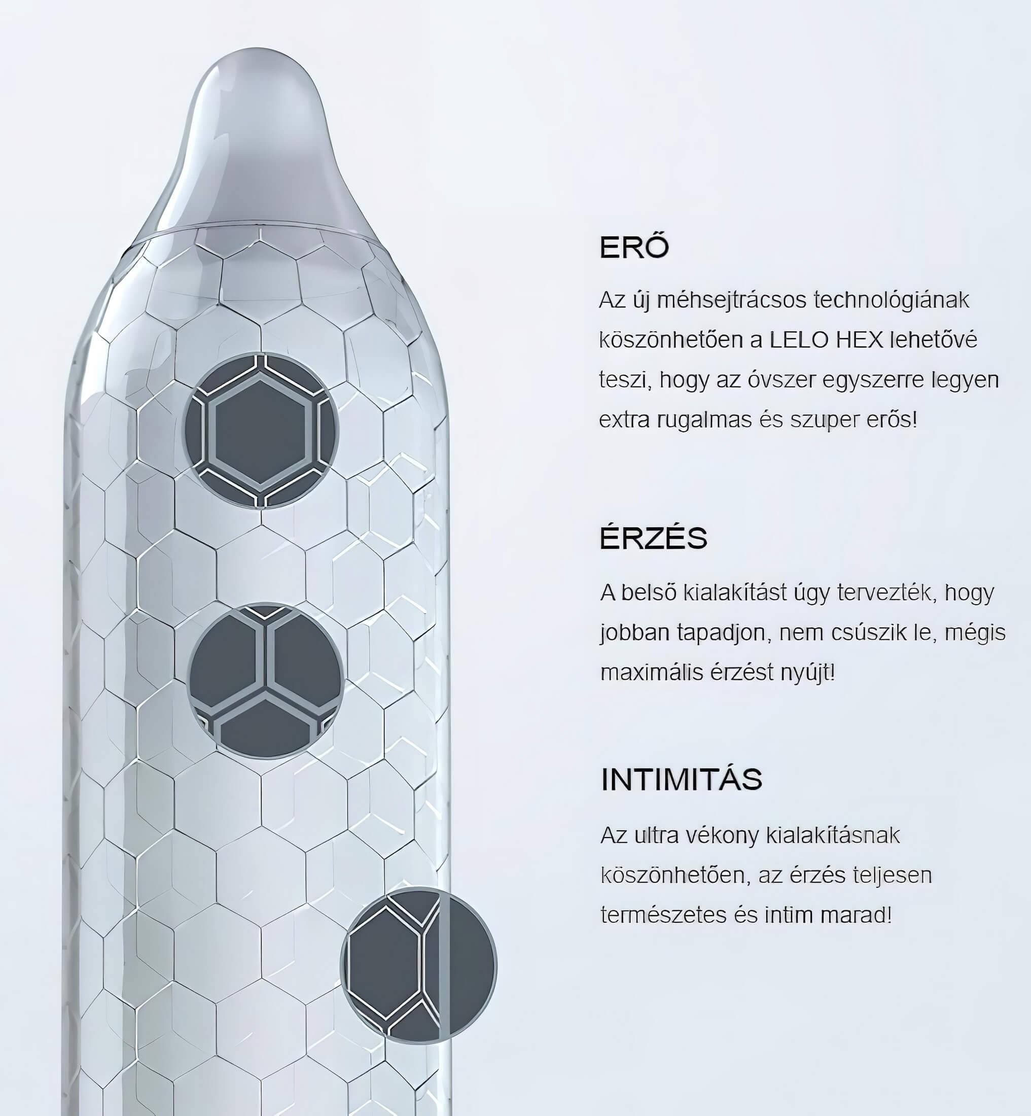 LELO Hex Original - luxus óvszer #2