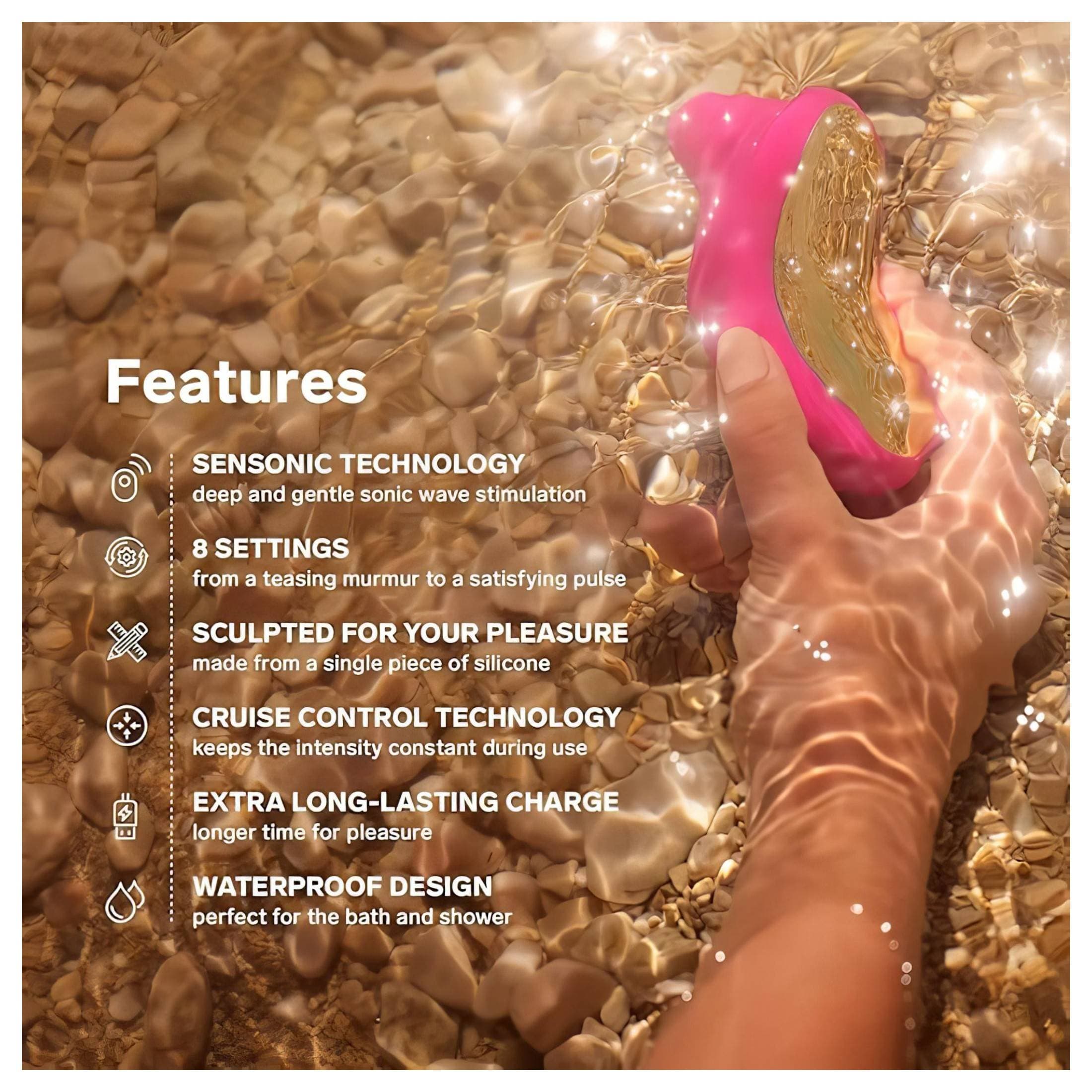 LELO Sona Cruise - hanghullámos csiklóizgató #4