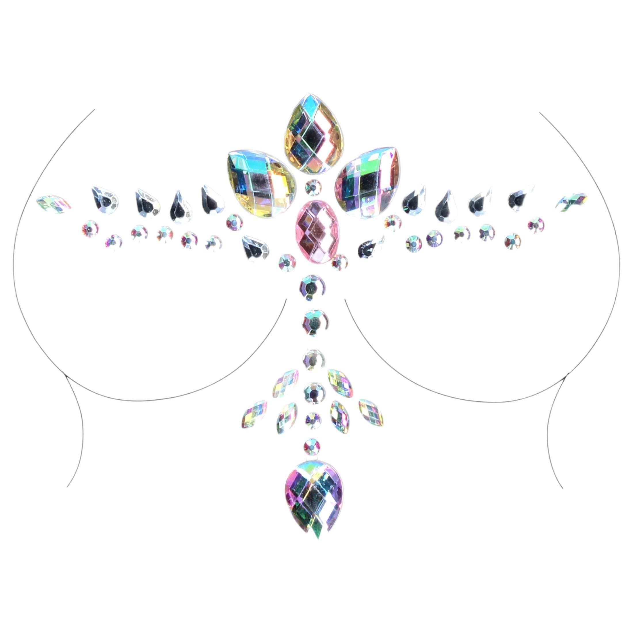 Le Désir - csillogó dekoltázs matrica #2